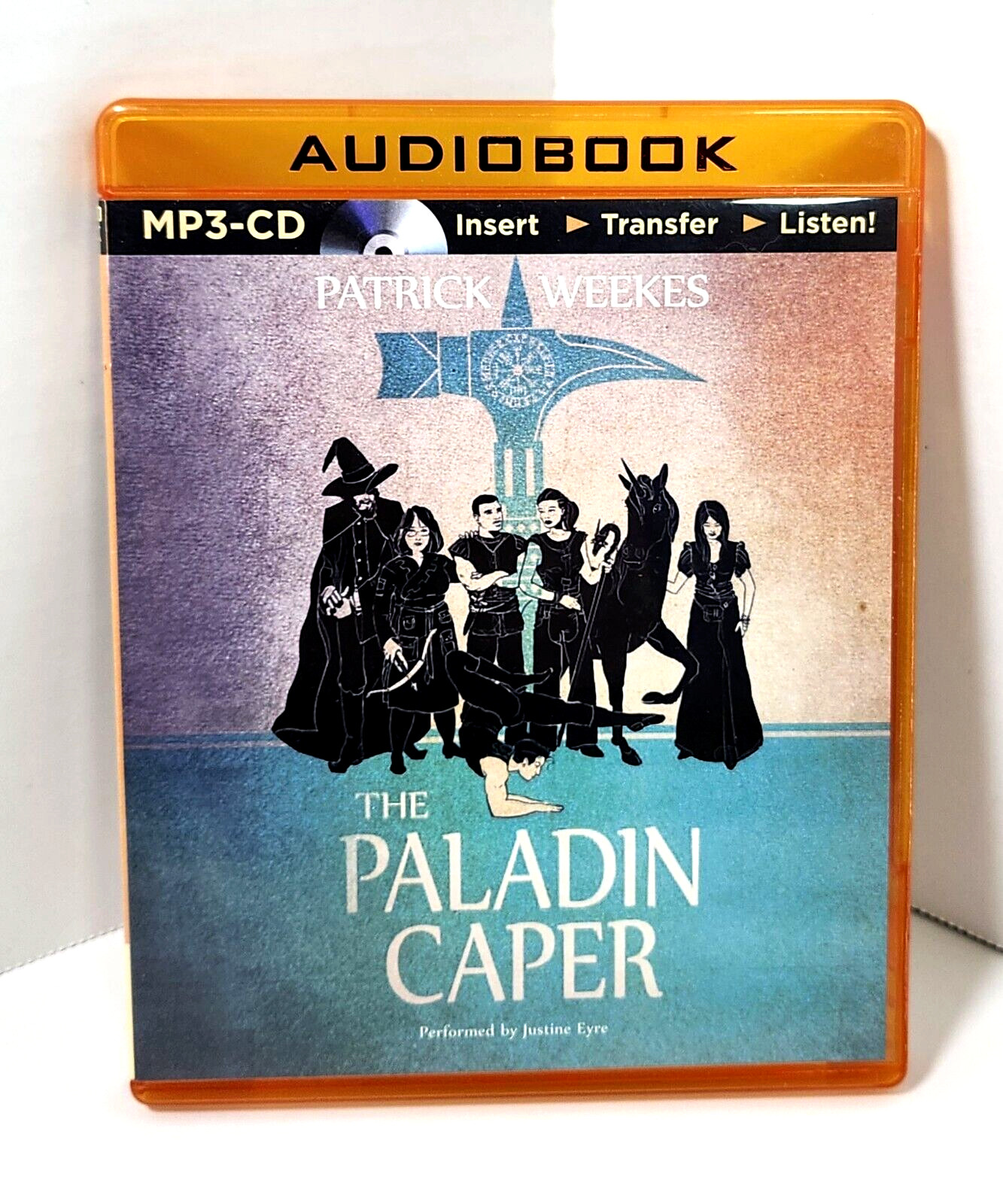 The Paladin Caper by Patrick Weekes -Audiobook MP3-CD-Read by Justine Eyre