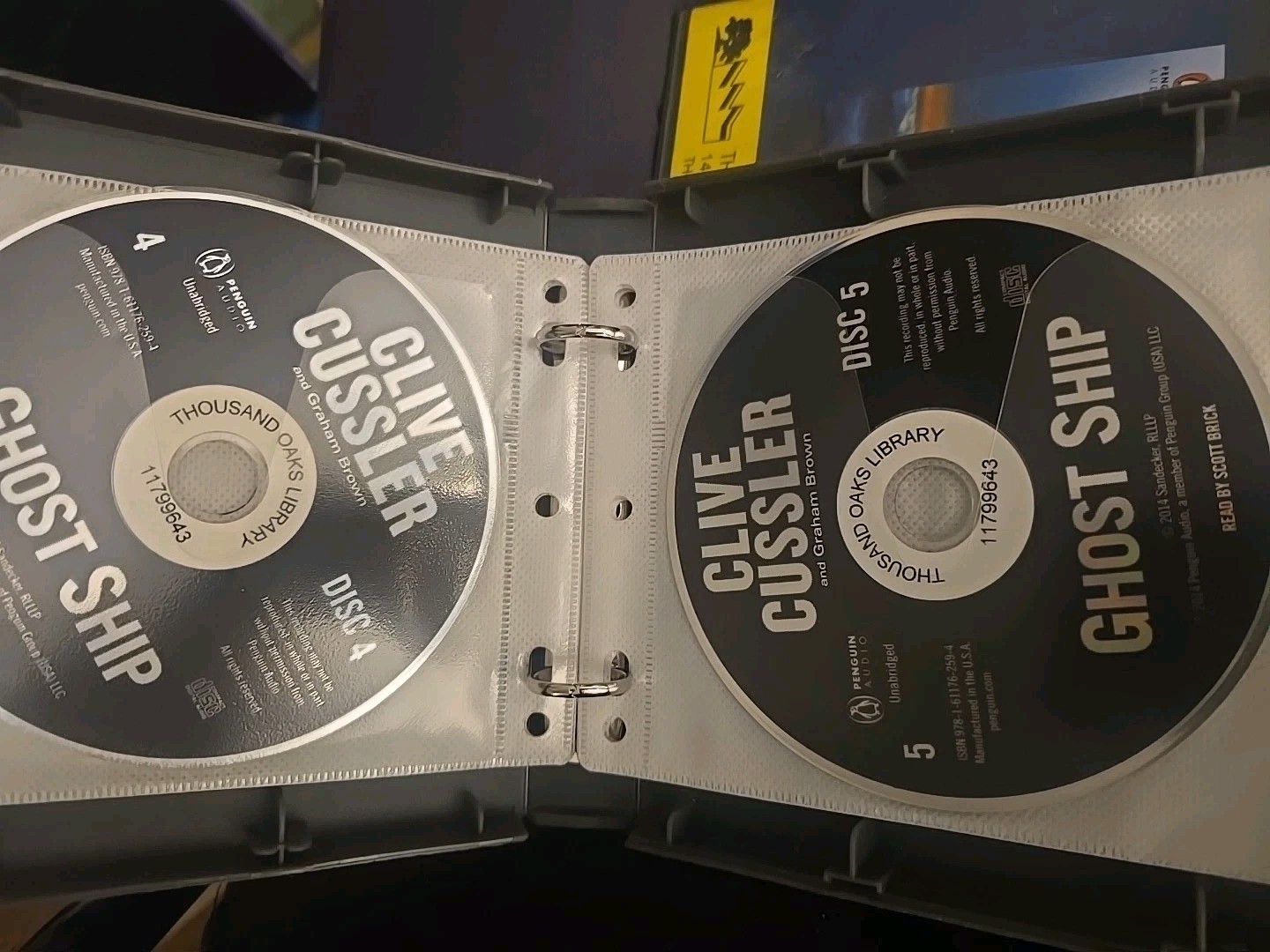 Ghost Ship (The NUMA Files) 10 Audio Disks