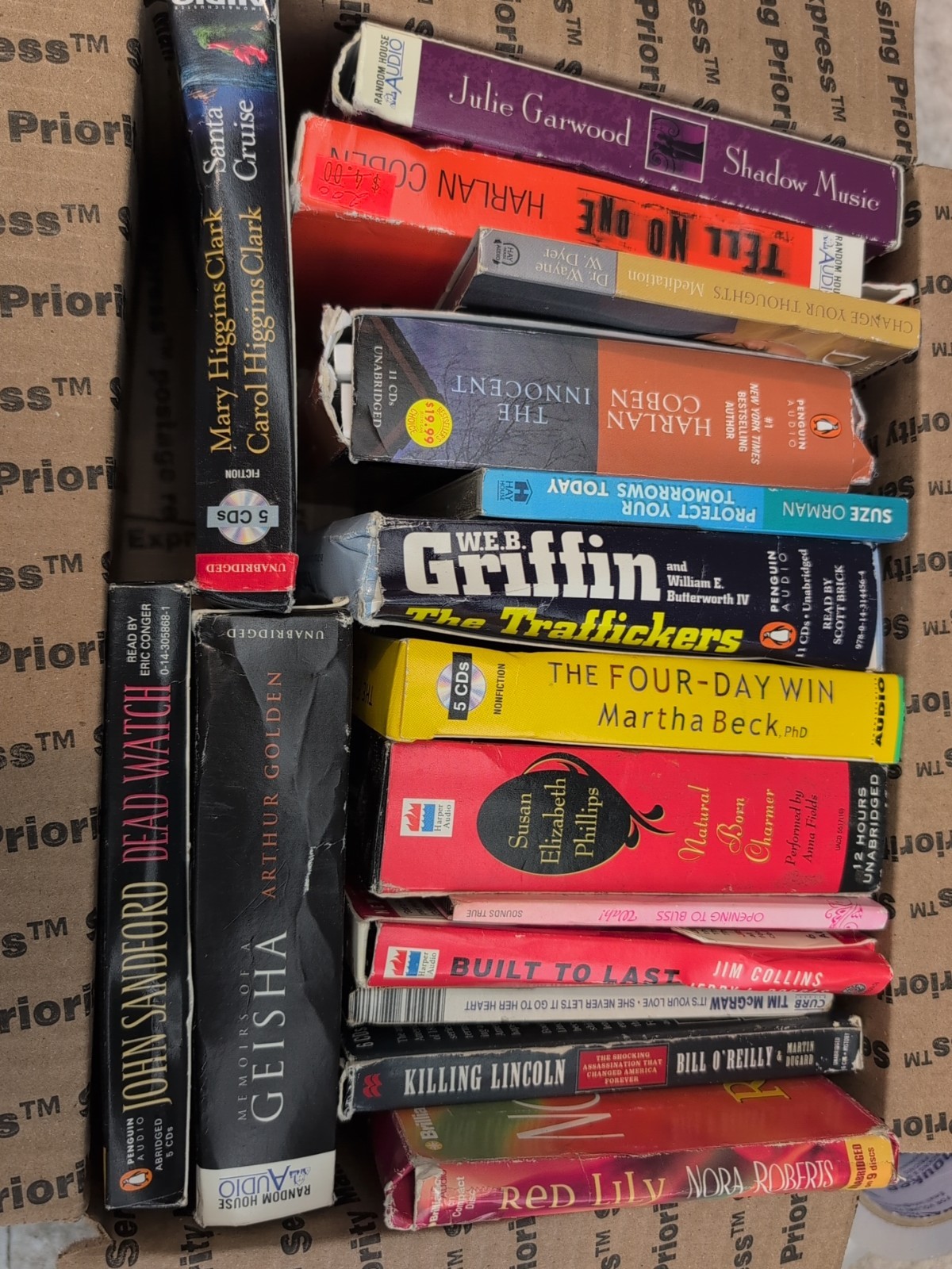 Mixed Lot of 15 Audio Books on CD Thriller Mystery Self Help +More T6#216