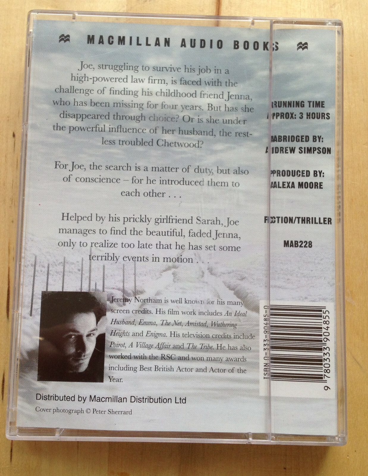 Audio Book CLARE FRANCIS A Death Divided on 2 x cass read by Jeremy Northam