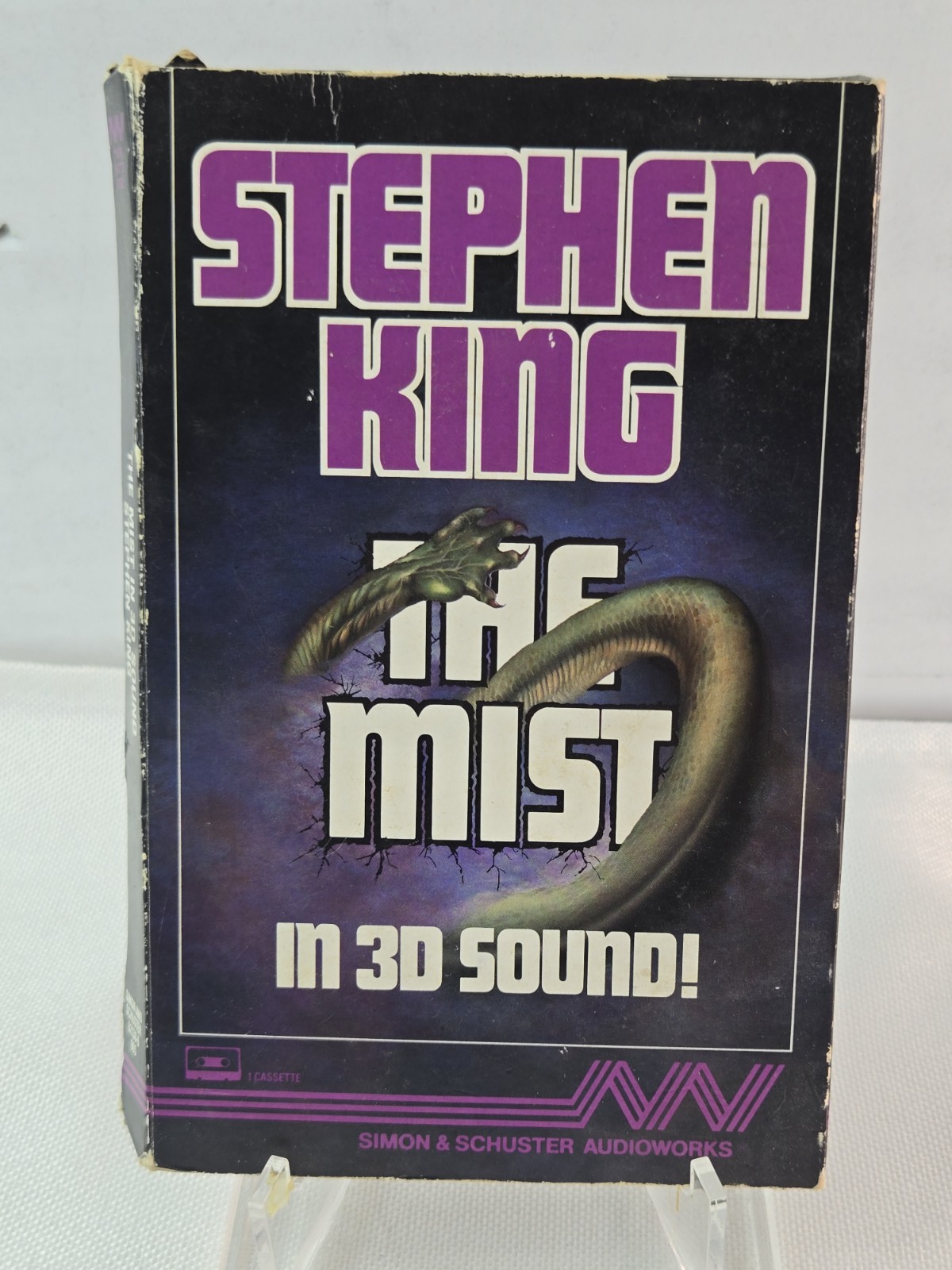 Stephen King The Mist in 3-D sound! Simon & Schuster/Audioworks Tape, 1984