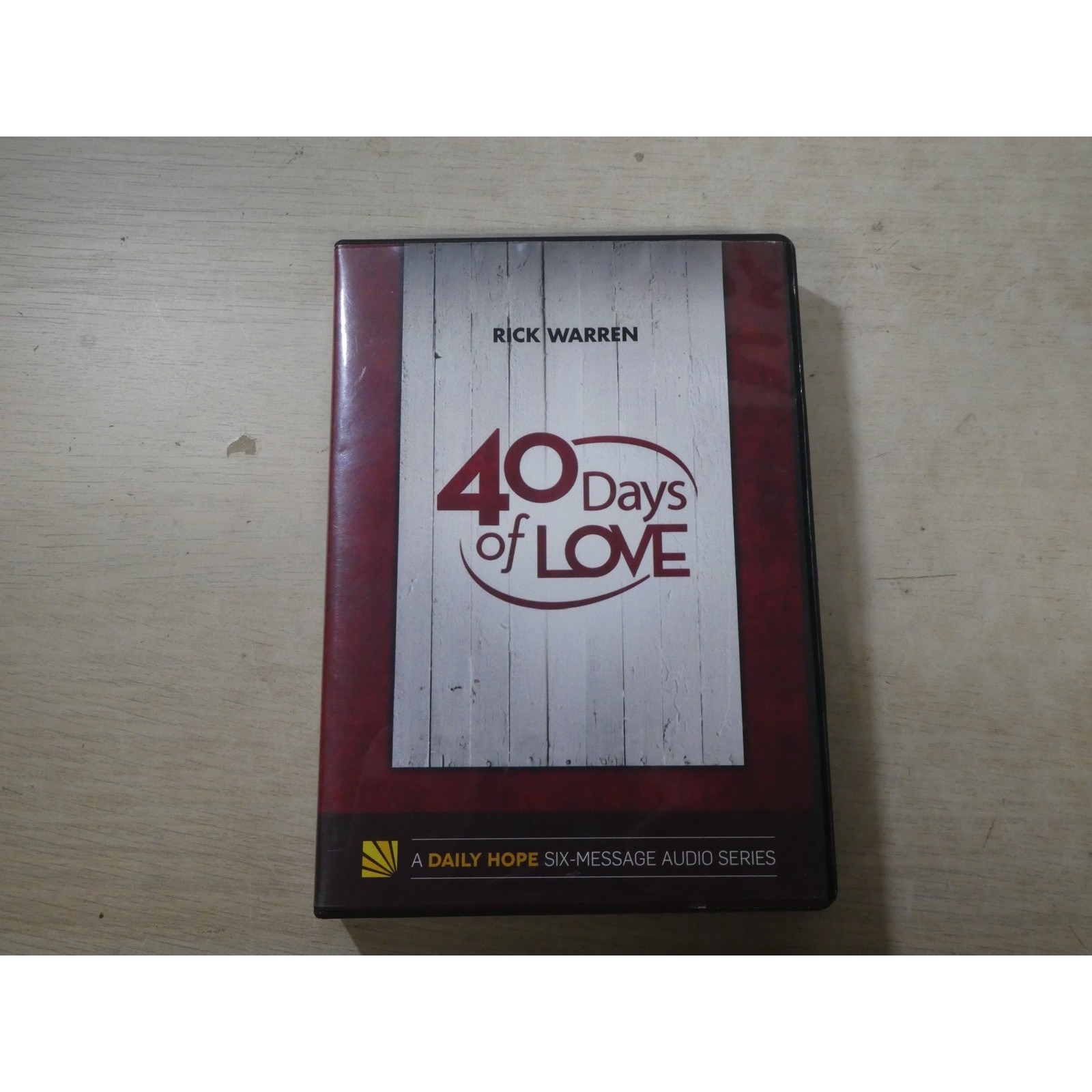 Rick Warren 40 Days of Love Daily Hope 6-Message Audio CD Series Set RG341500