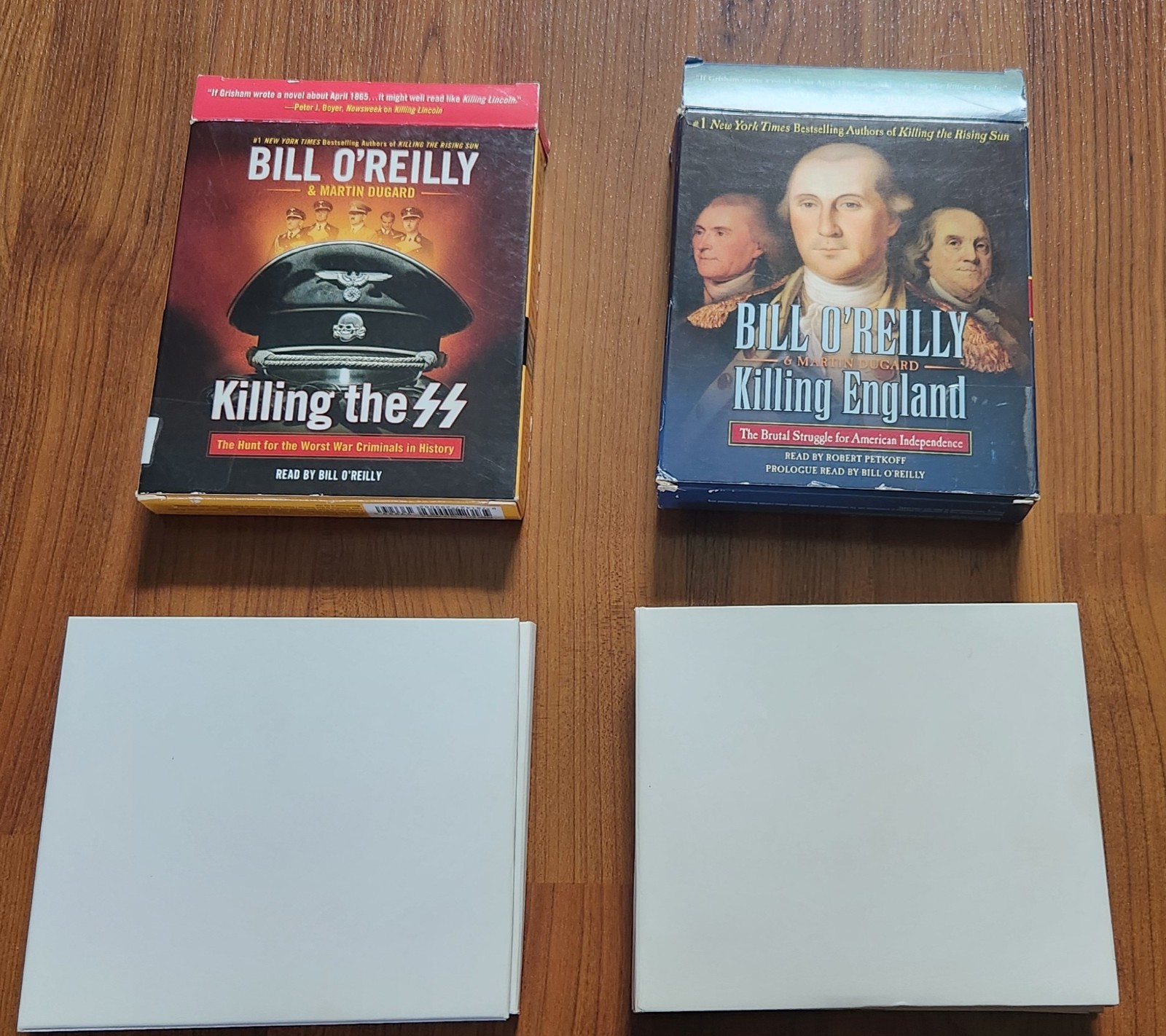 2 Bill O’Reilly Audio Books Killing The SS 7 CD Set Killing England 10 CD Set