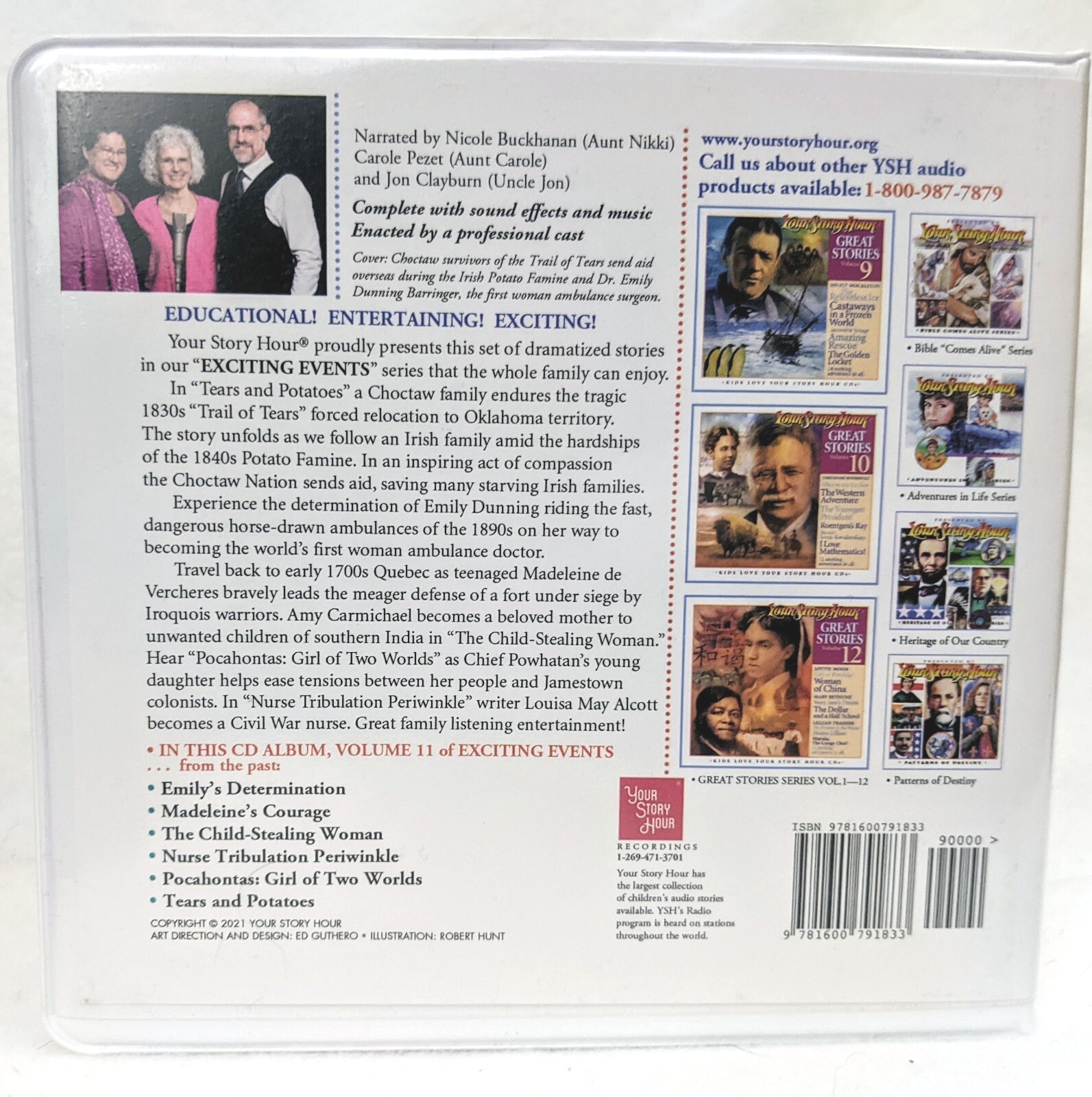 Your Story Hour Exciting Events Volume 11 CD Set Collection Dramatized Stories