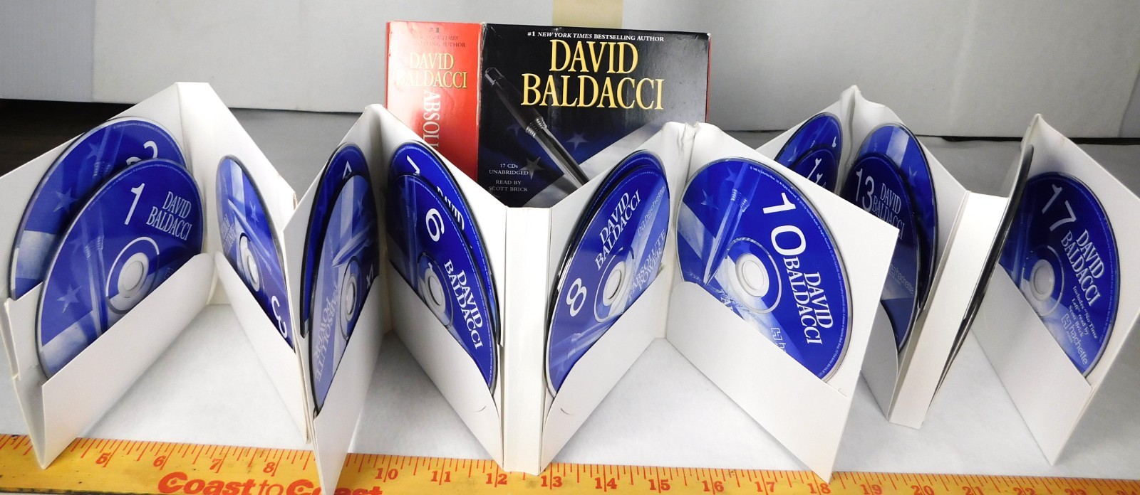 Absolute Power by David Baldacci 1996 Audiobook 17 CDs/19Hrs + Short Story