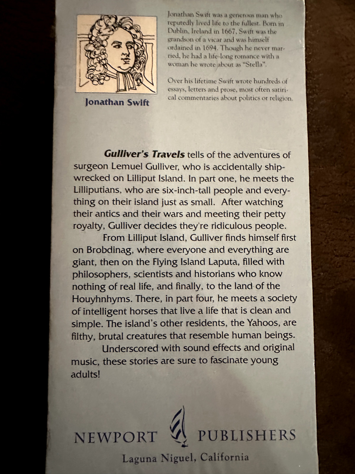 Gulliver’s Travels by Jonathan Swift (1993, Audio Cassette)