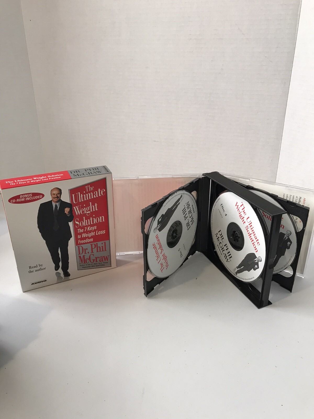 2003 Dr. Phil McGraw The Ultimate Weight Solution 6 CD Audio Book Weight Loss