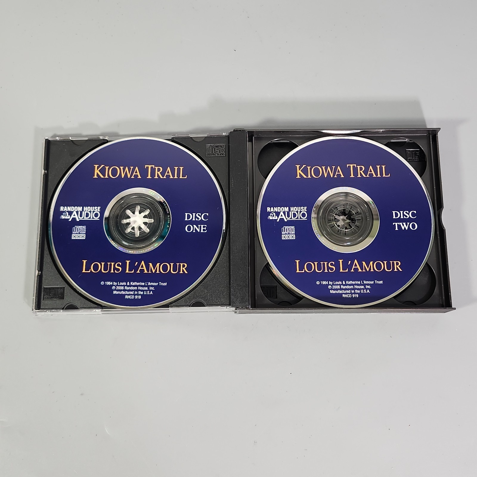 Louis Lamour Kiowa Trail Audiobook CD Set Western Ron McLarty Unabridged 4-discs
