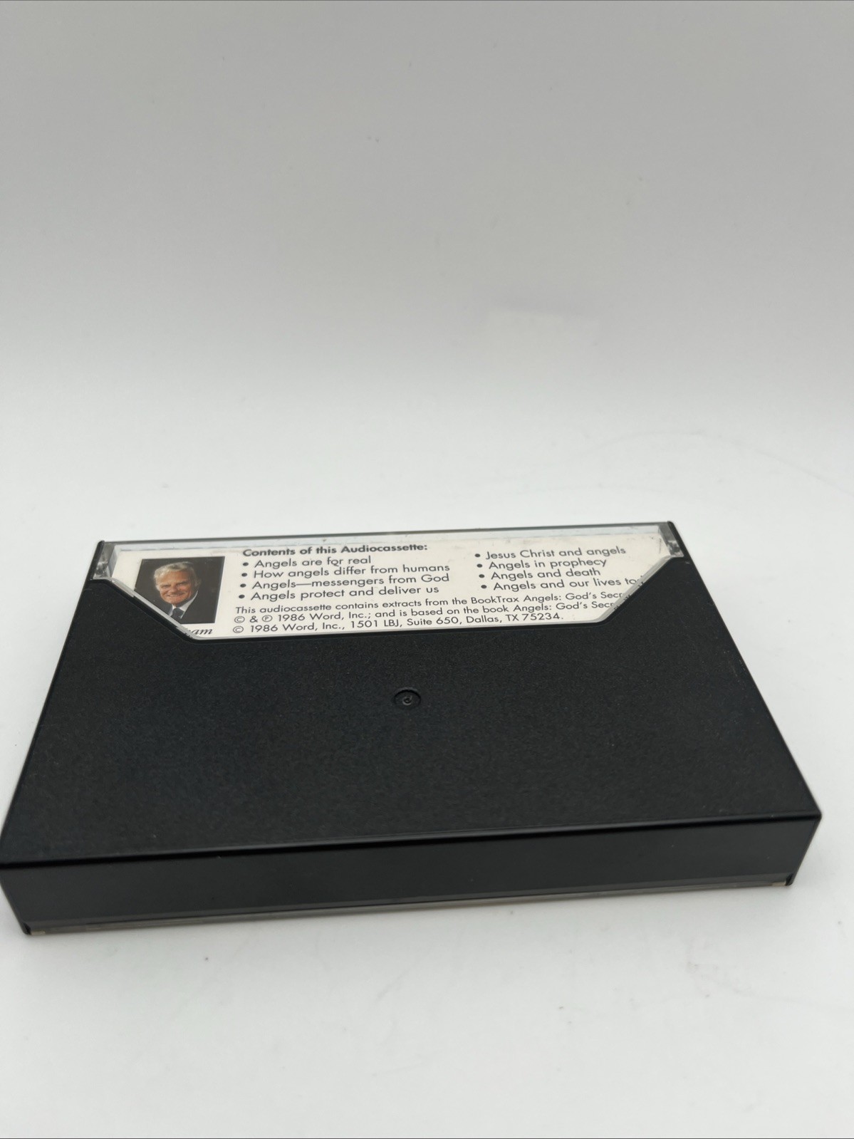 Billy Graham “Angels: God’s Secret Agents” Cassette Tape Talking Book