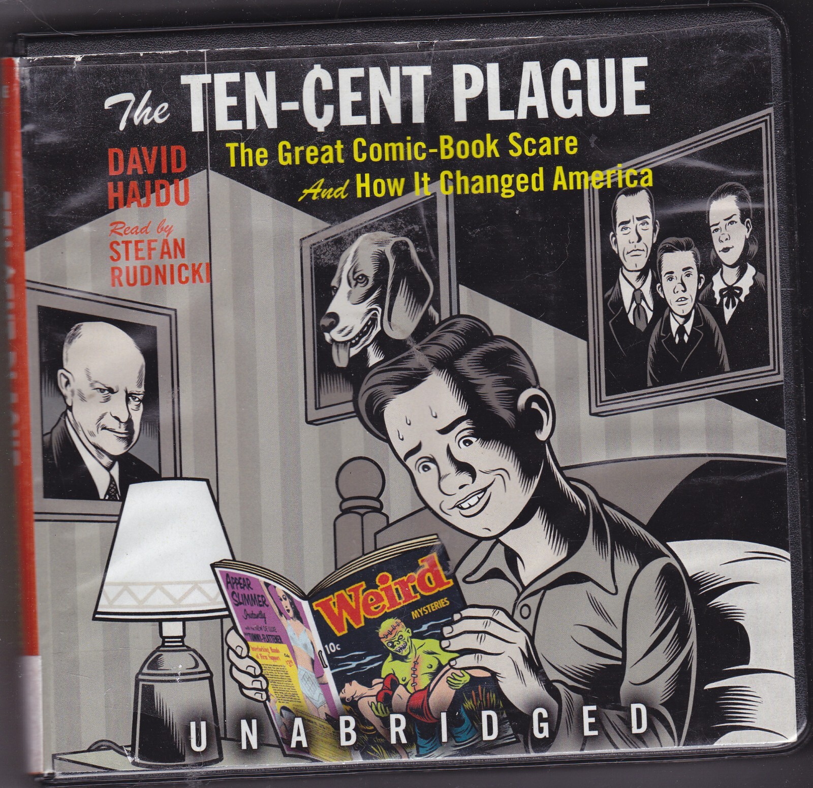 The Ten-Cent Plague: The Great Comic-Book Scare by David Hajdu (2008, CD, Unabri