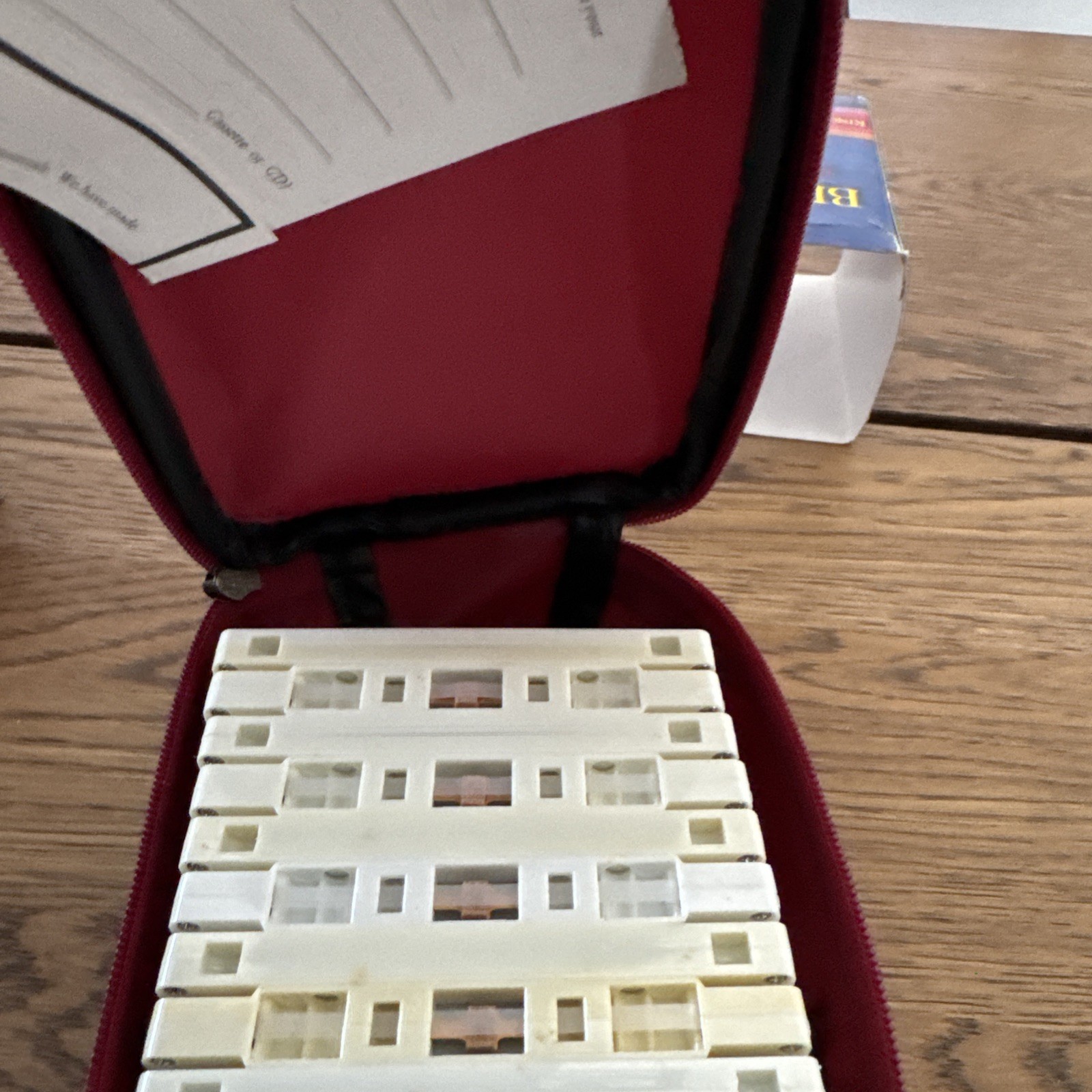 Bible On Cassette King James Version Complete 11 Audio Tapes In Carrying Case