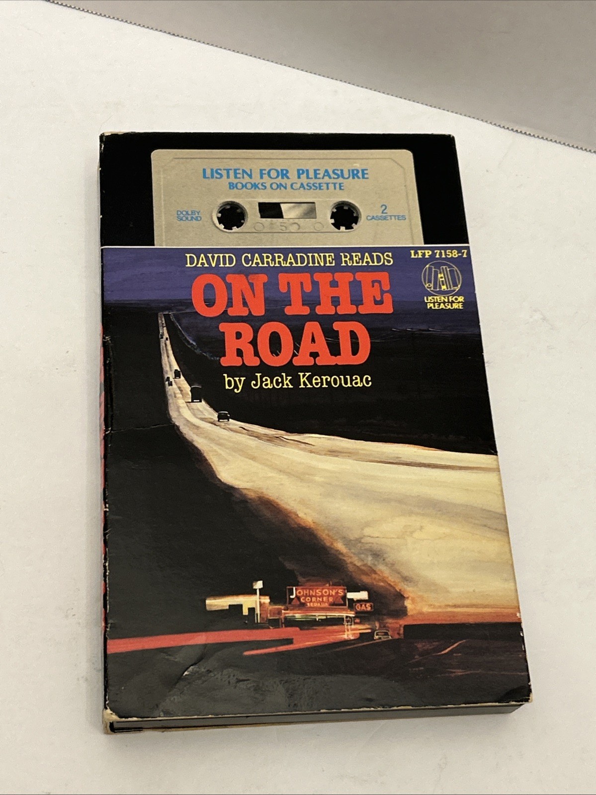On the Road — Jack Kerouac (Read by David Carradine) 1986 Vintage Cassette Tapes