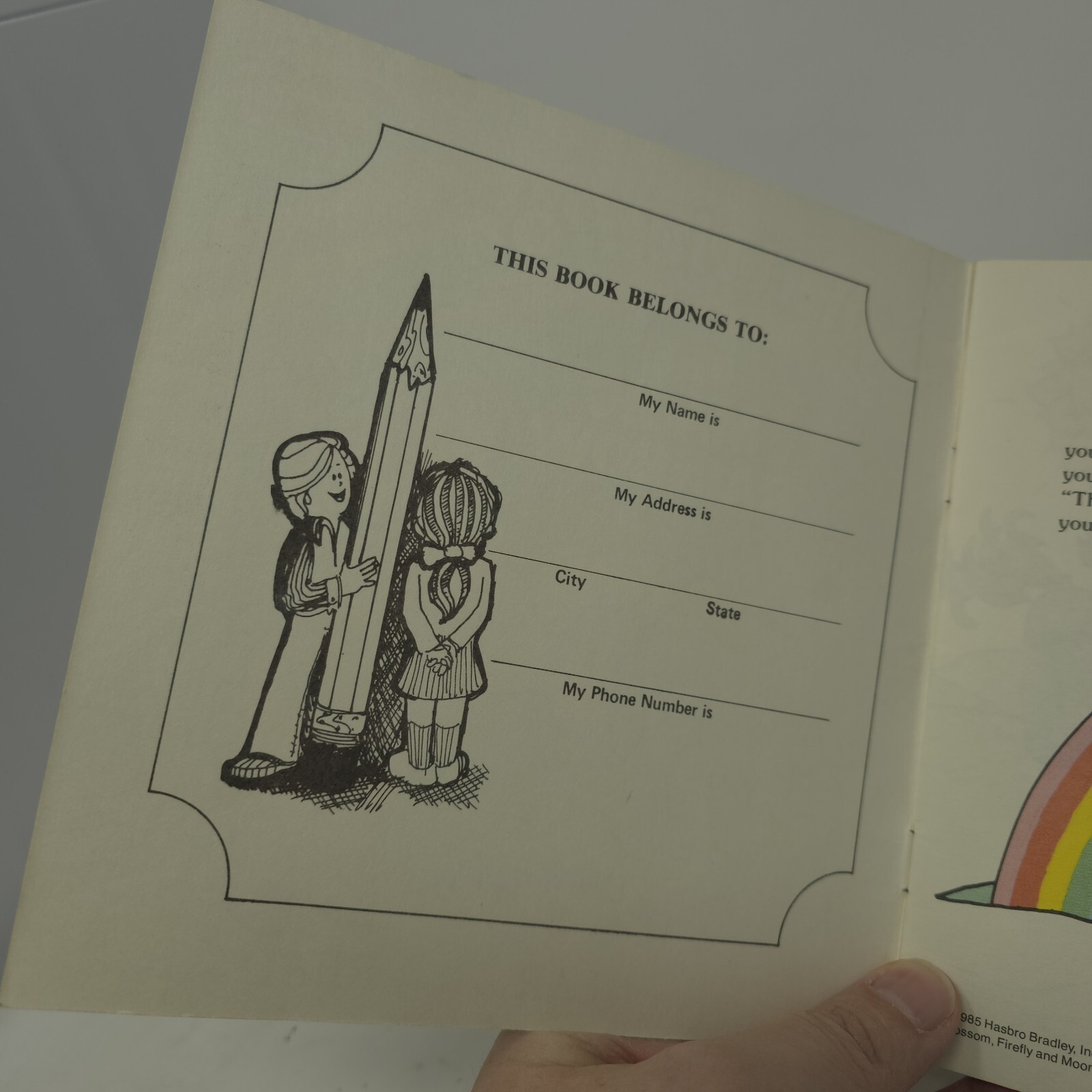 My Little Pony — The Magic Rainbow Book with Record — Read-Along Book 1985