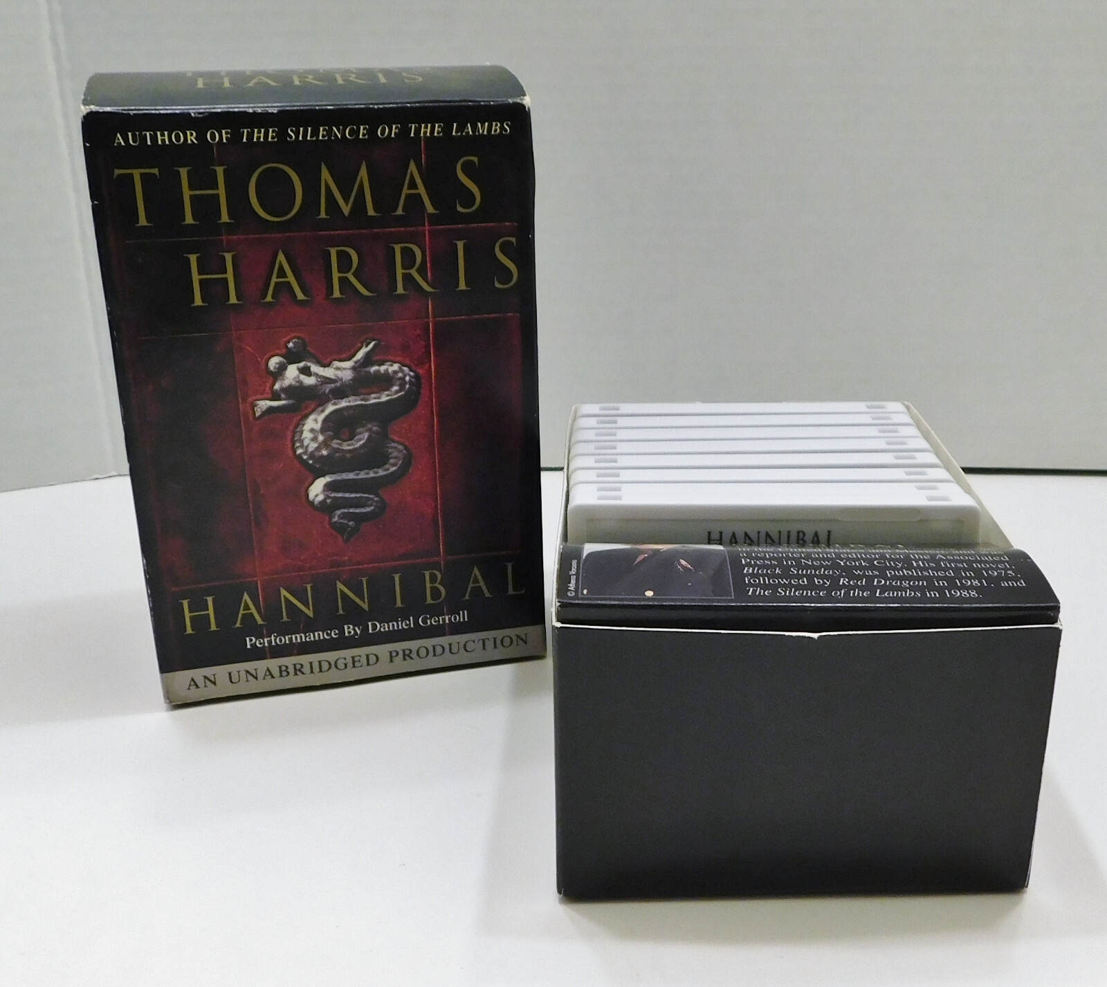 Hannibal Audio Book Cassettes Thomas Harris 8 Parts 13 Hours Unabridged