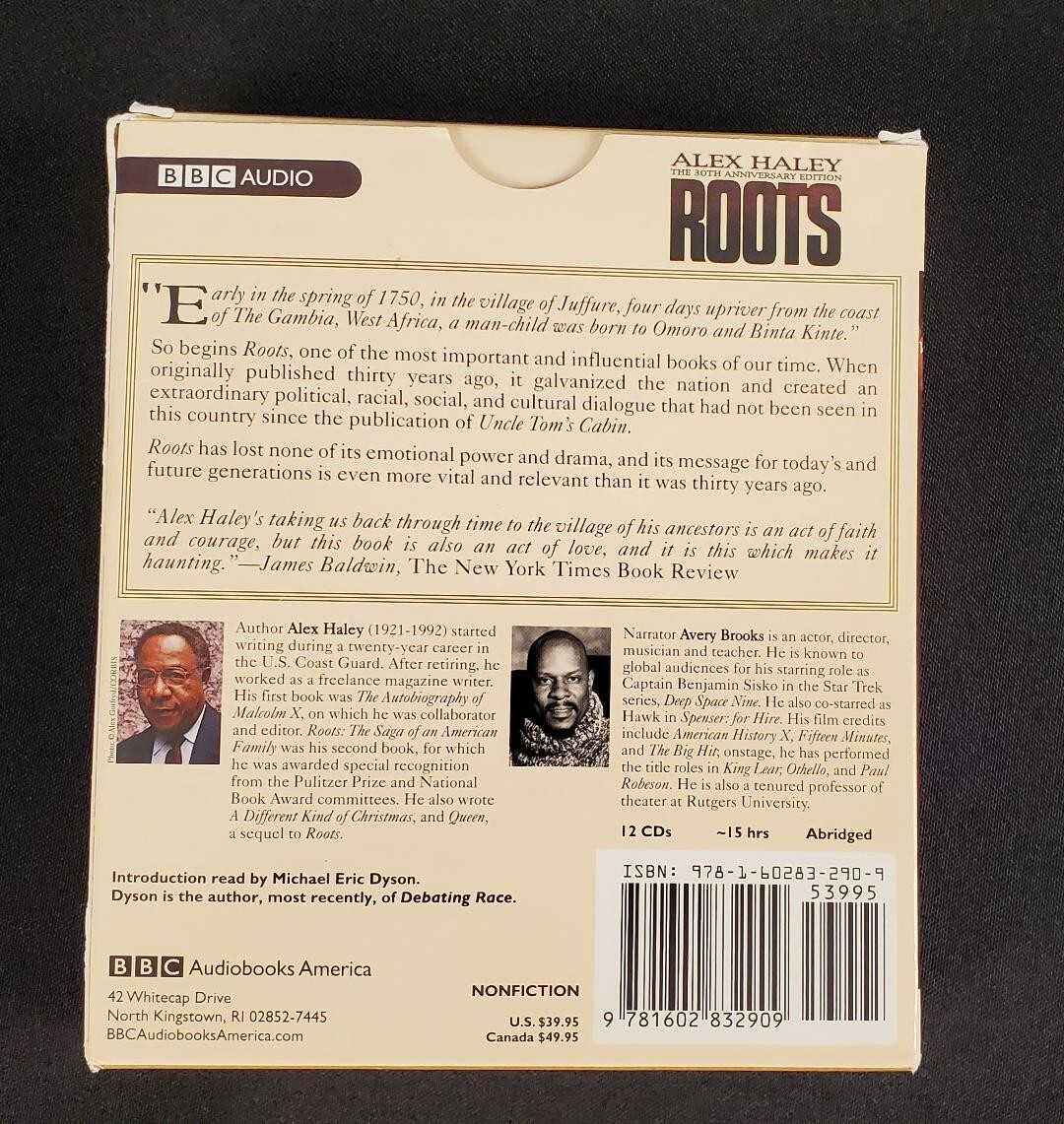 Alex Haley «ROOTS» 30th Anniversary Edition 12 CD Abridged Audiobook — BBC