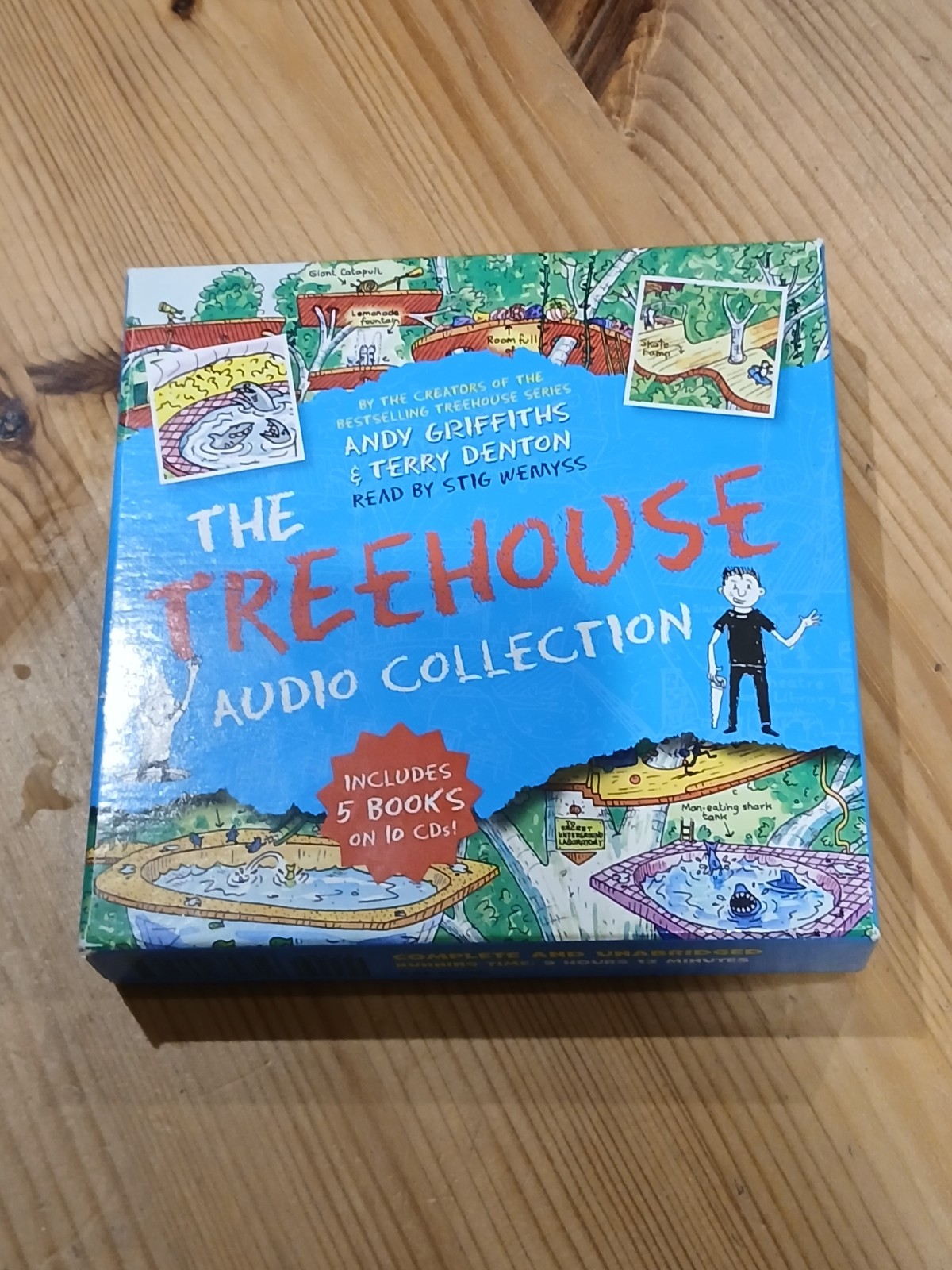 The Treehouse Audio Collection by Andy Griffiths & Terry Denton 10 x cds vgc