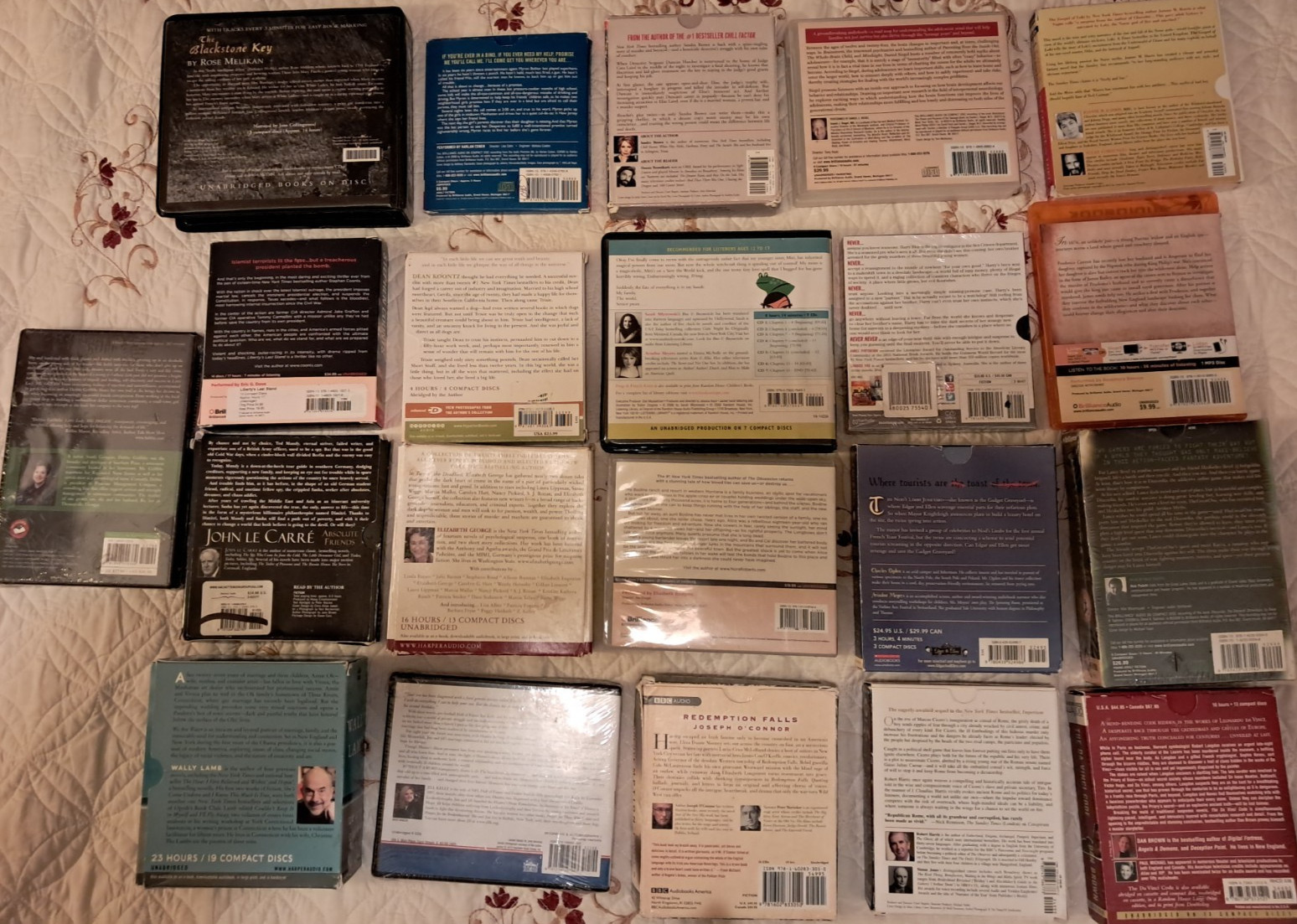 2 for $11 AUDIO BOOKS — U PICK — CD FORMAT — PATTERSON, BROWN, HARRIS, MANY MORE