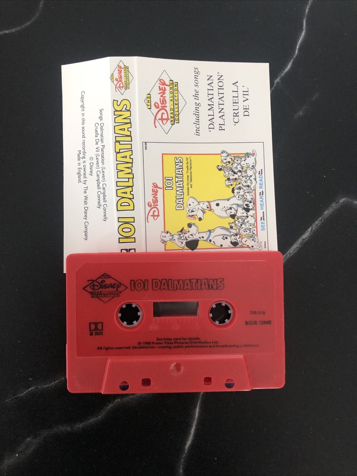 Walt Disney Story Cassette — 101 Dalmatians — 1988