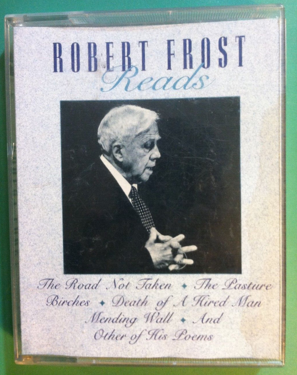 Robert Frost Reads 🔥POETRY🔥 Cassette Tapes and Ideals *Carefree Days* SC Book