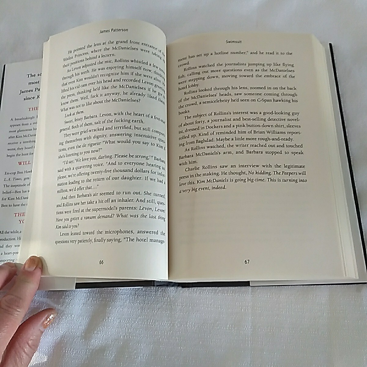 Swimsuit By James Patterson Hardback Little, Brown 2009 — 393 Pages