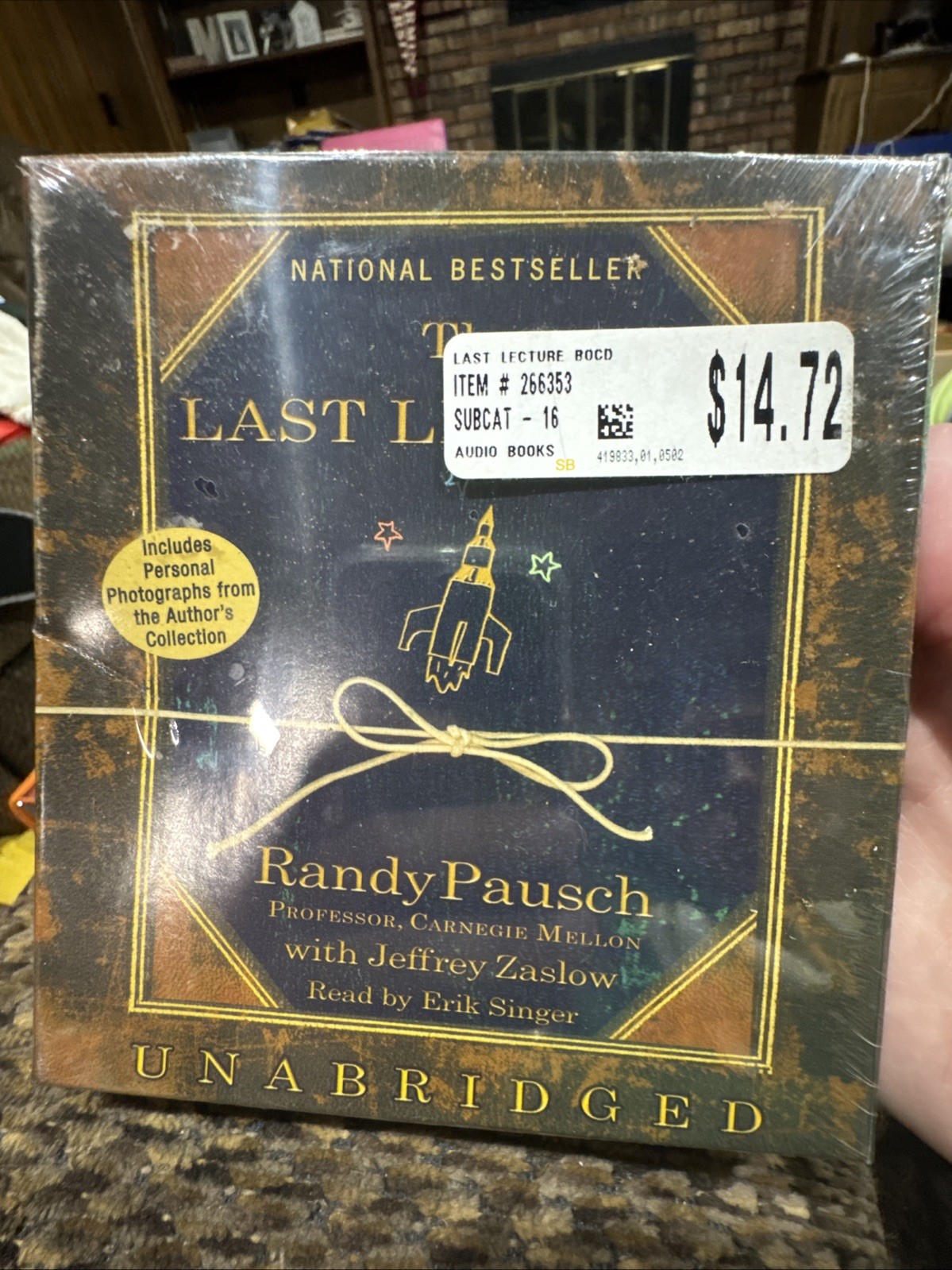 The Last Lecture by Randy Pausch Audio Book New Sealed — 4 CD’s 4.5 Hrs