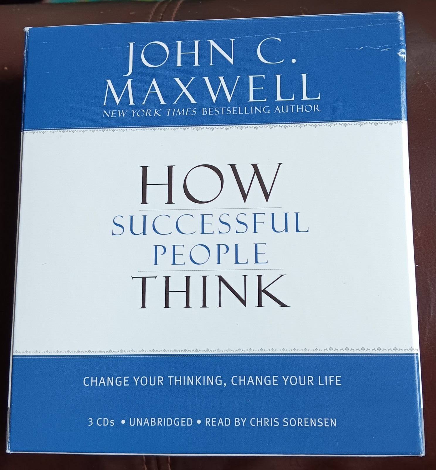 How Successful People Think by John C. Maxwell Unabridged Audio CD VG BX 24