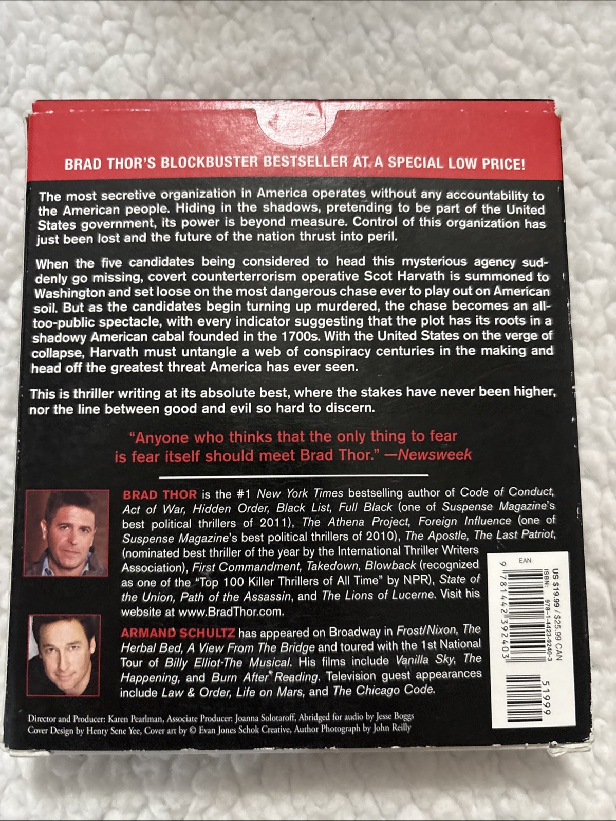 The Scot Harvath Ser.: Hidden Order : A Thriller by Brad Thor (2015, Compact…
