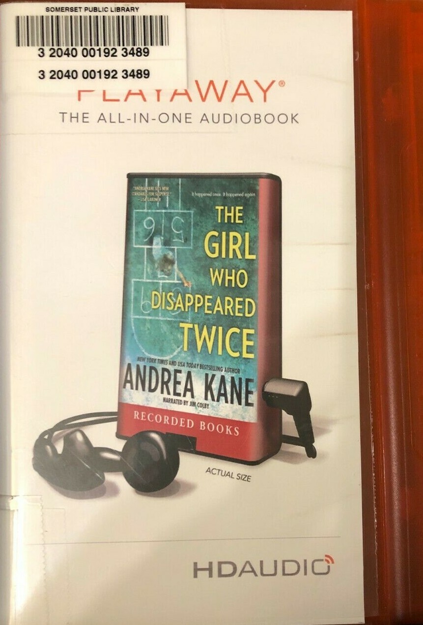 The Girl Who Disappeared Twice by Andrea Kane (2011, Preloaded Digital audio Pla