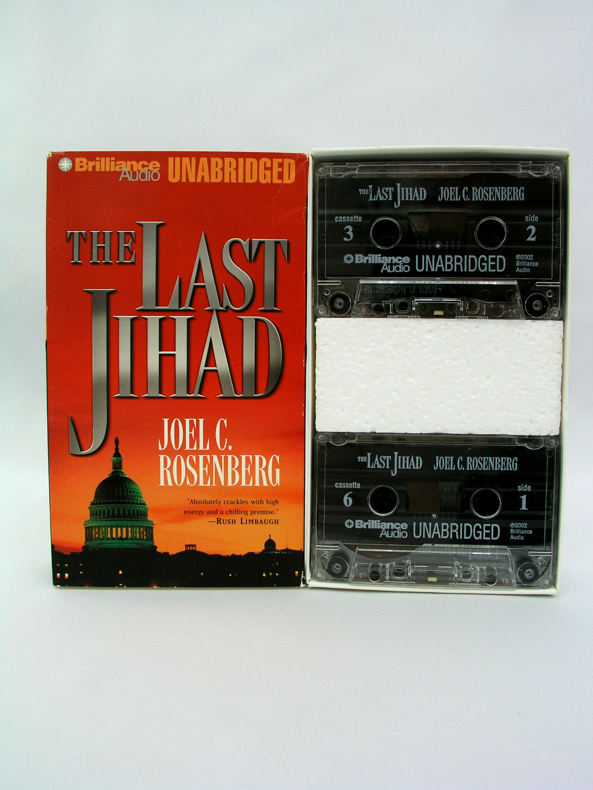 THE LAST JIHAD — 6 CASSETTES AUDIO BOOK — JOEL C. ROSENBERG — READ BY DICK HILL