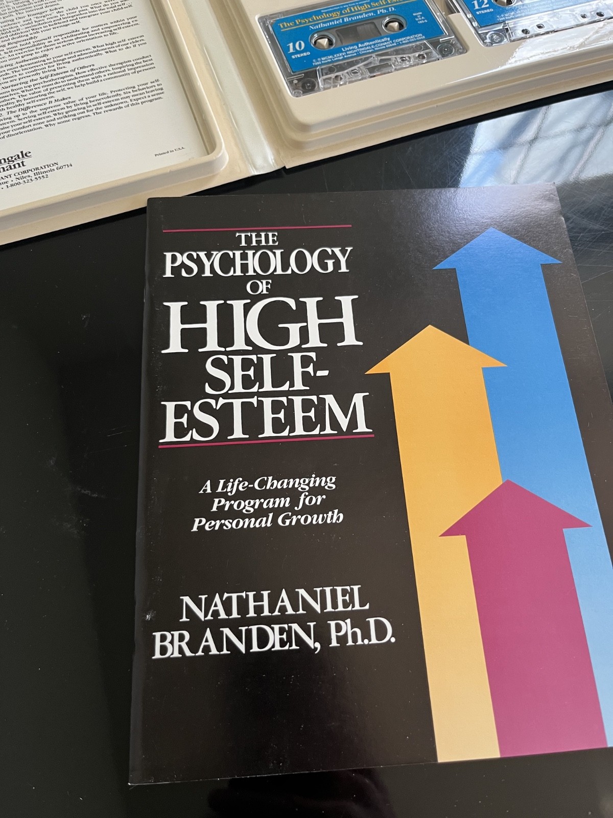 The Psychology of High Self-Esteem Nathaniel Branden 6 cassette Set w/ Insert