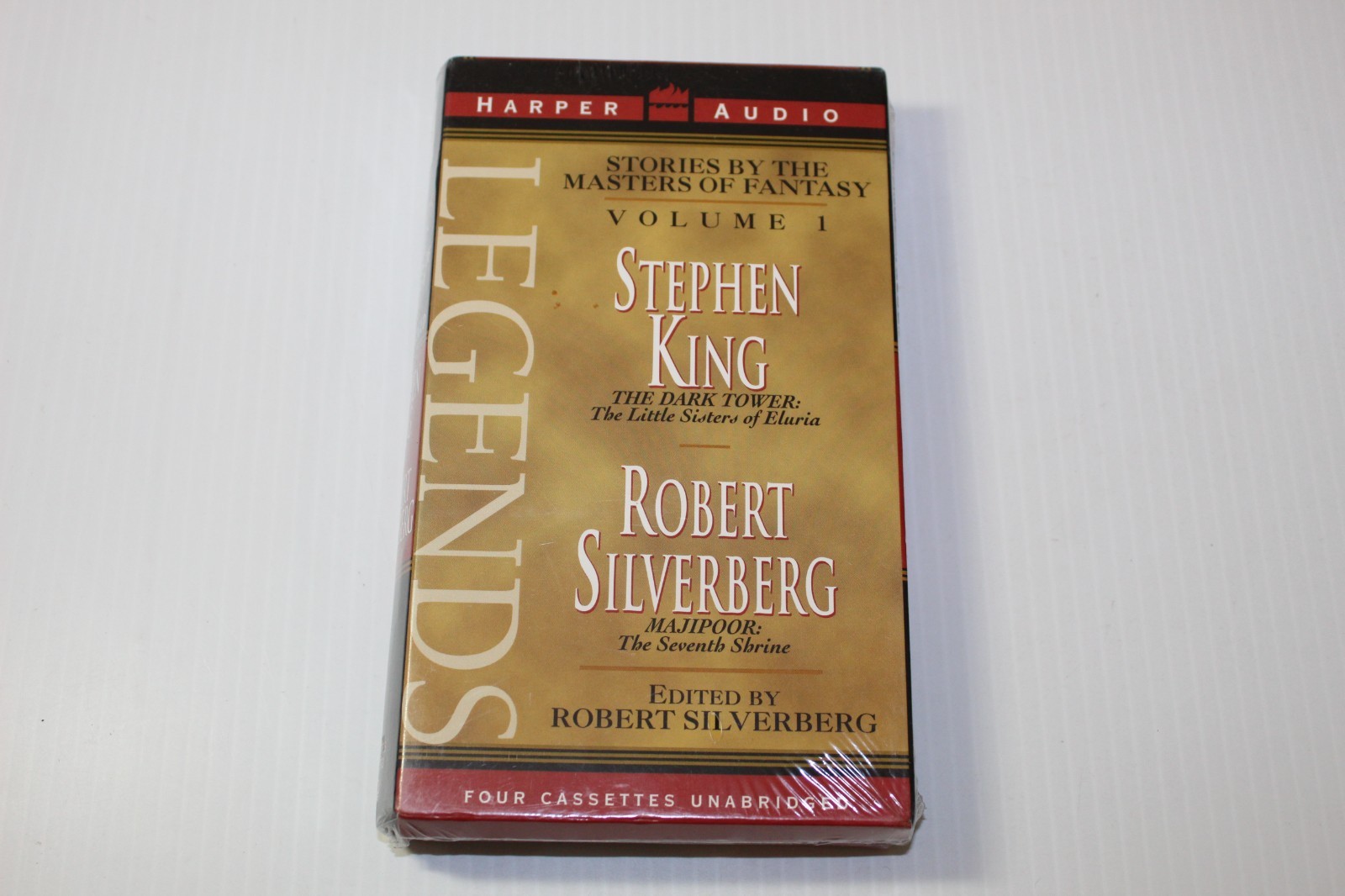 Legends Vol 1 Stephen King Silverberg Audiobook Cassettes Unabridged 4 Tapes