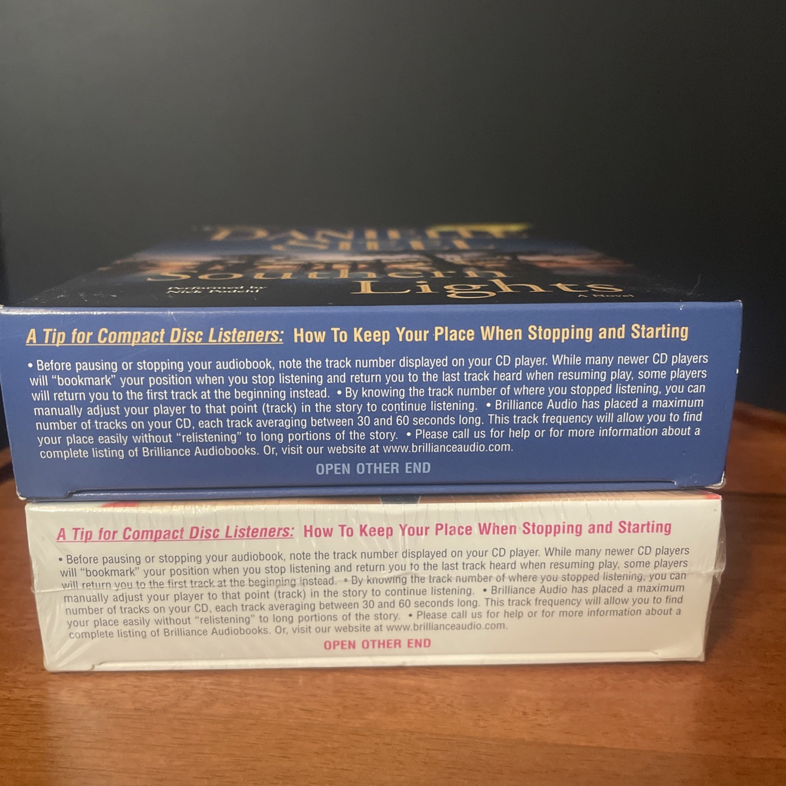 Danielle Steel Audio Books CD Lot Of 2 Big Girl (New/Sealed) Southern Lights EUC