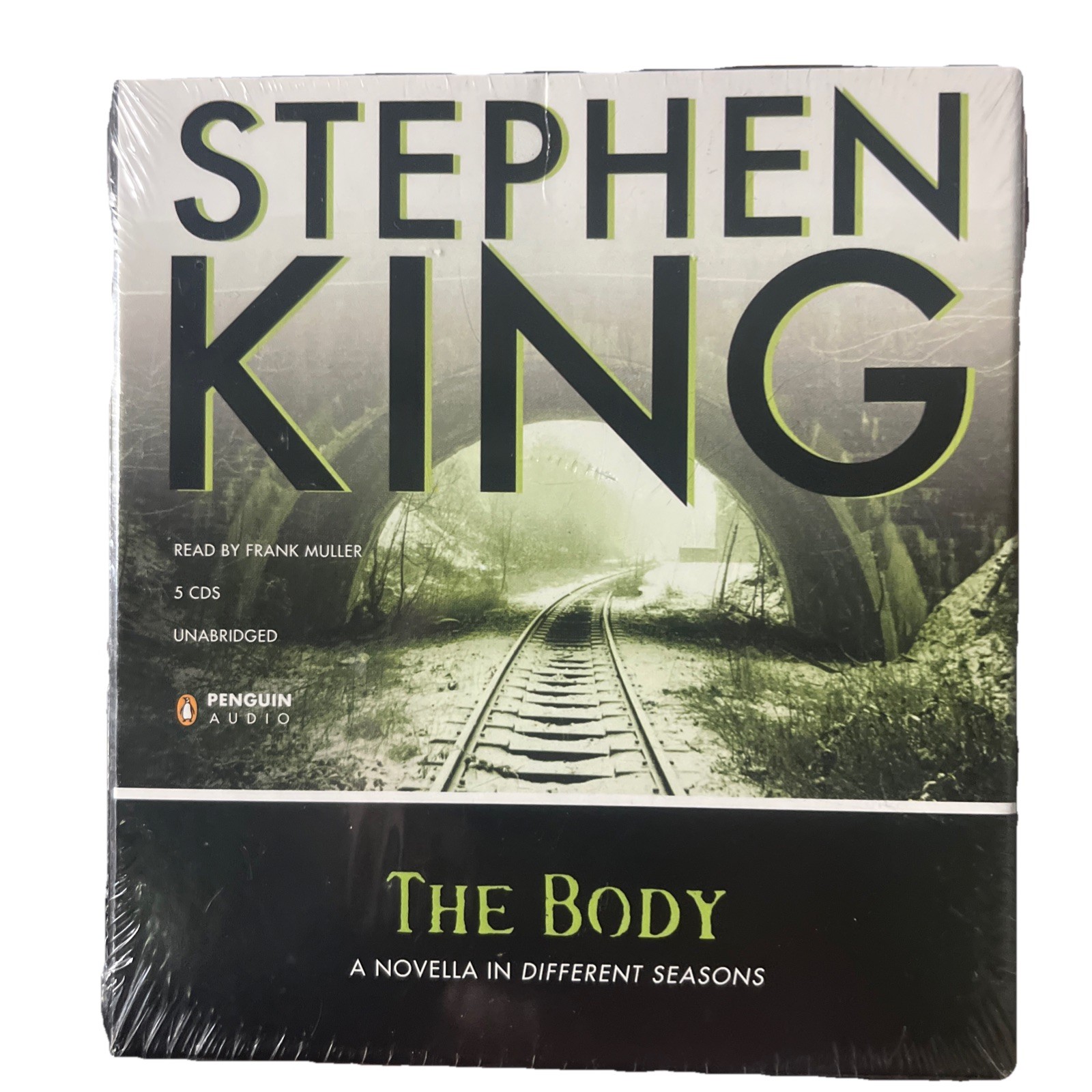 Stephen King THE BODY (Stand by Me) CD AudioBook Read by Frank Muller NEW SEALED