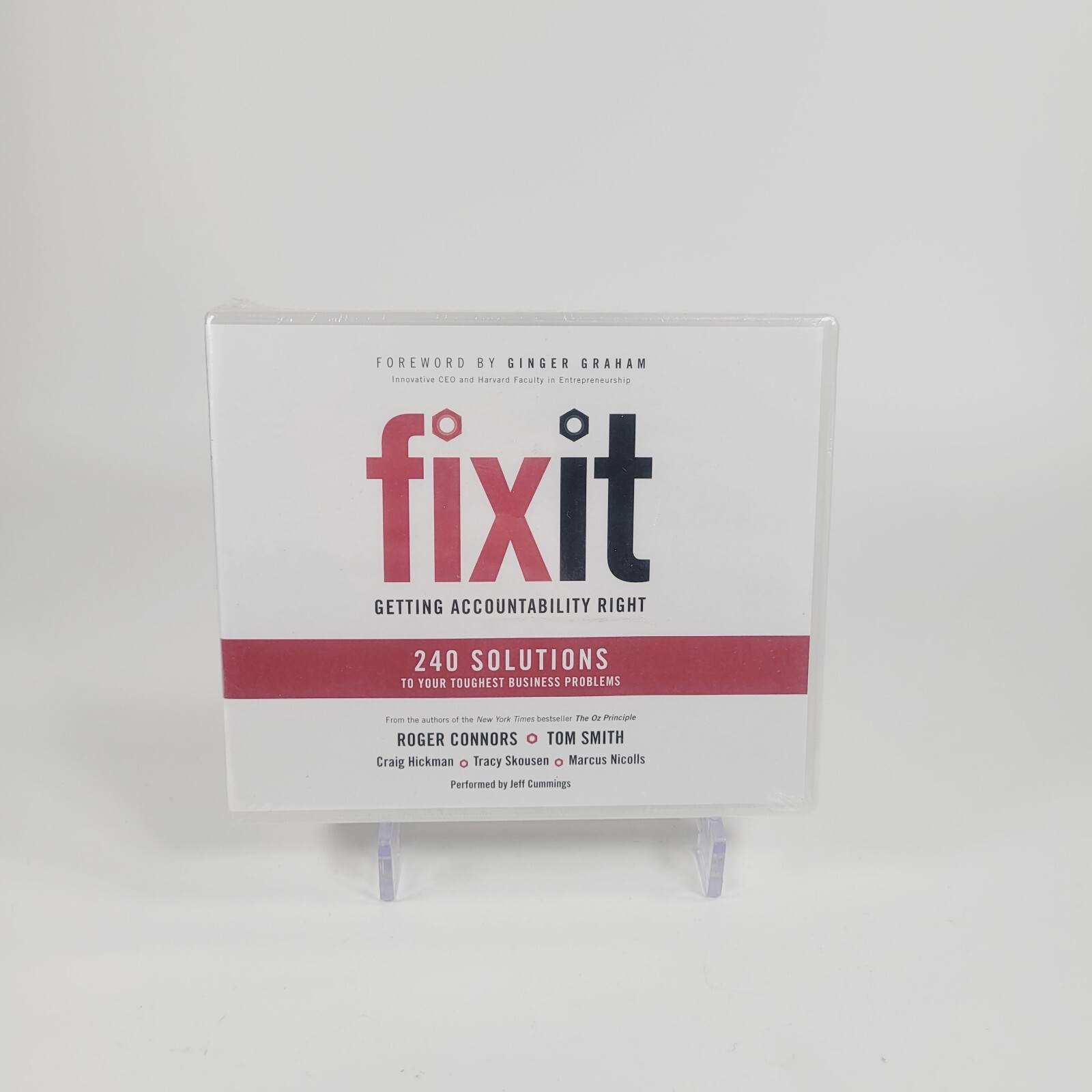 Fix It: Getting Accountability Right by Roger Connors & Tom Smith Audiobook New!