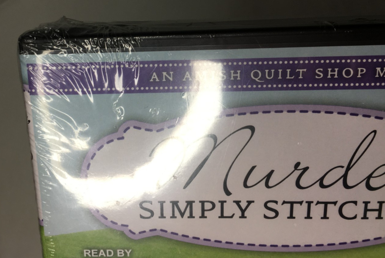 Amish Quilt Shop Mystery Audiobook CD by Isabella Alan Murder, Simply Stitched