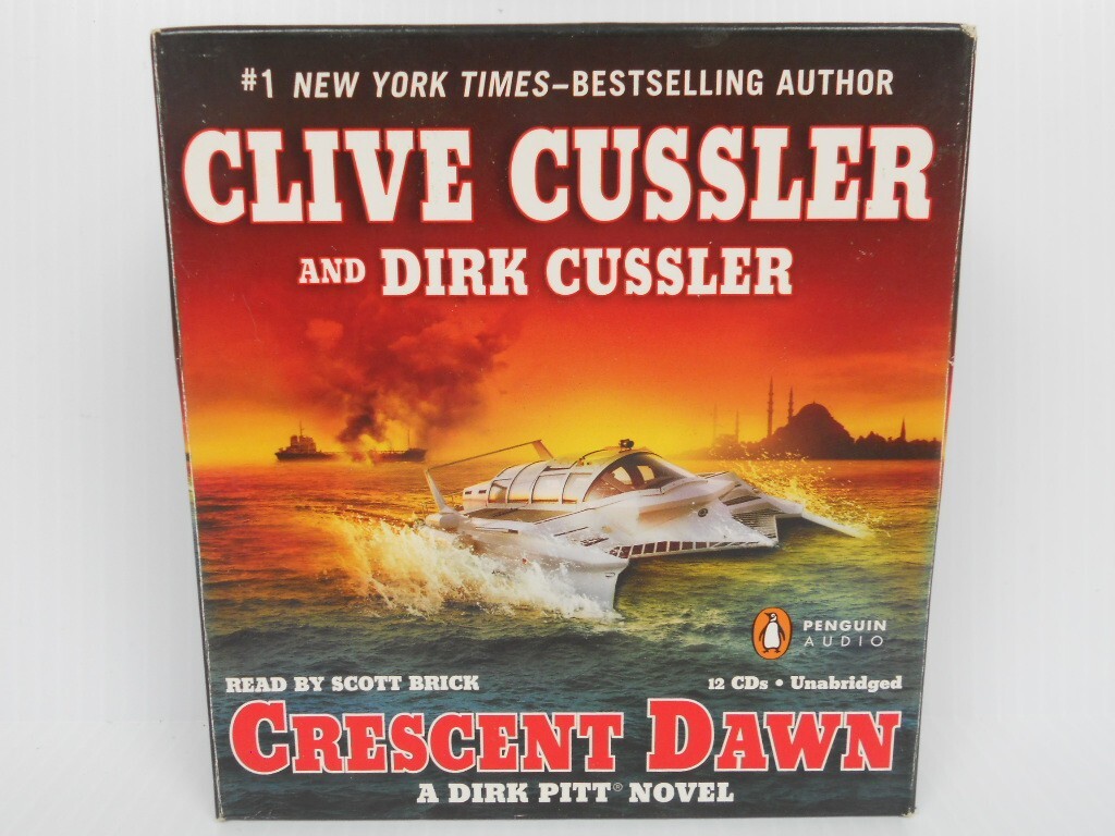 Crescent Dawn by Clive & Dirk Cussler Unabridged 14 Hrs 12 CDs Audio Book