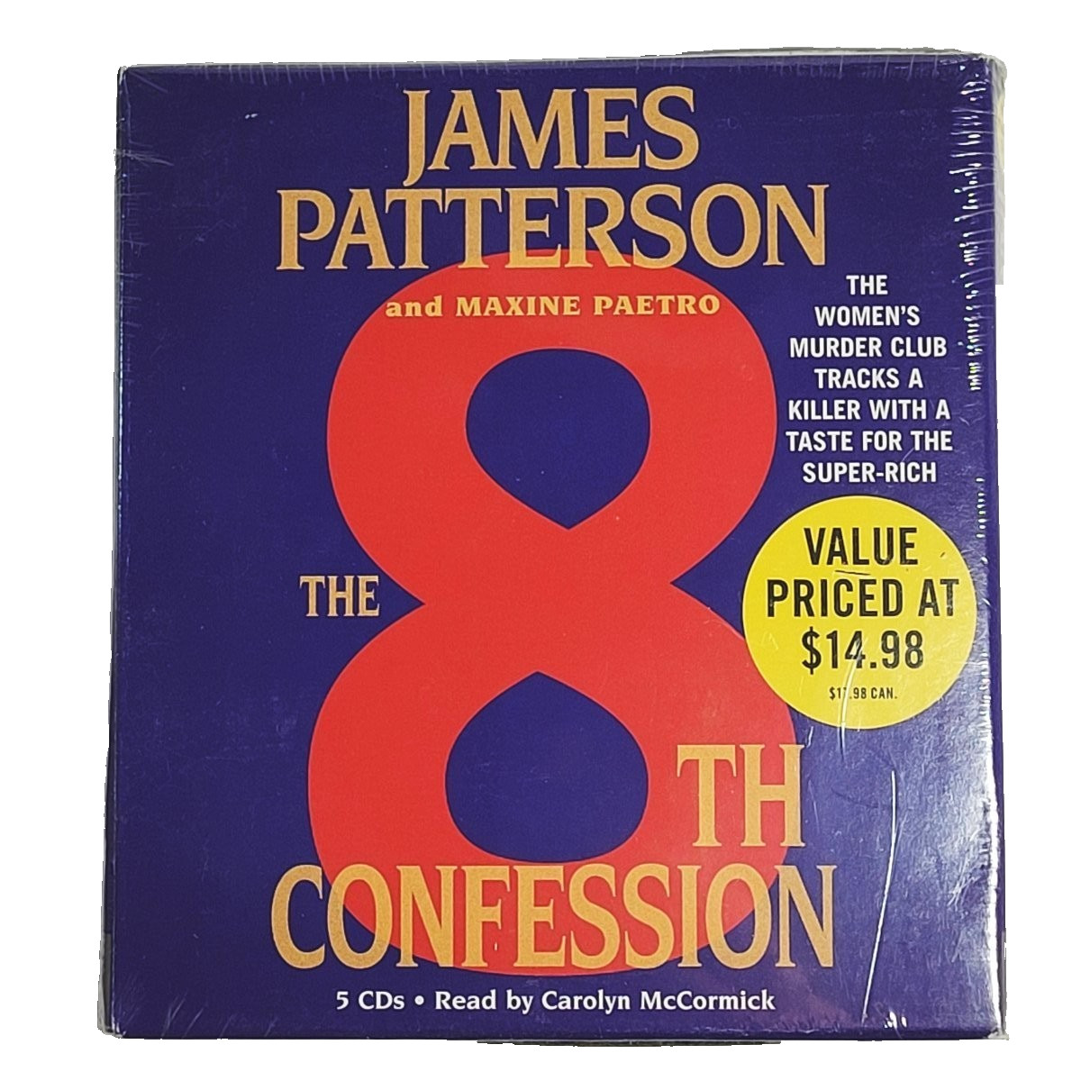The 8th Confession by James Patterson Audiobook 5 CDs — New/sealed