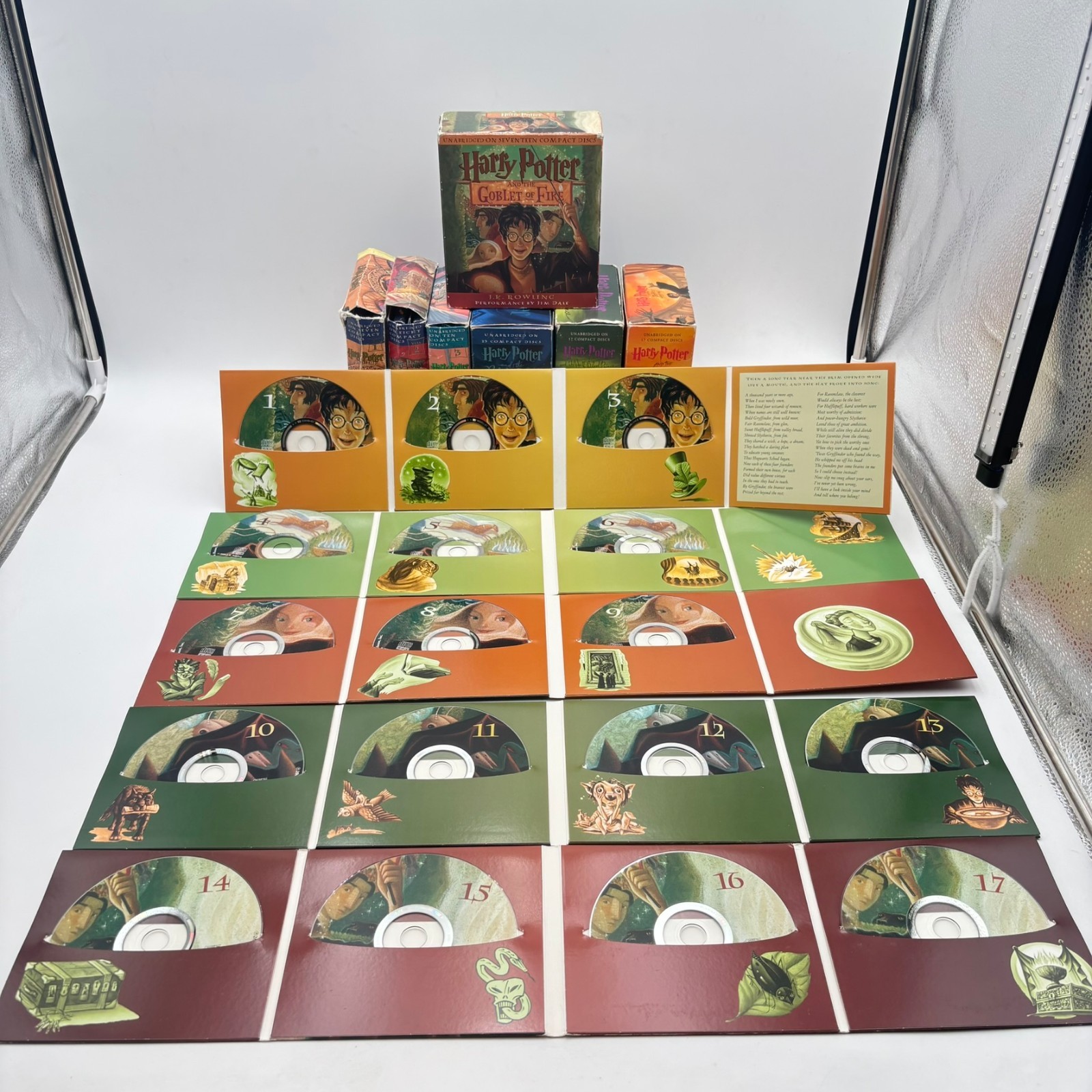 Harry Potter Complete Audiobook CD Set Books 1-7 Jim Dale Unabridged
