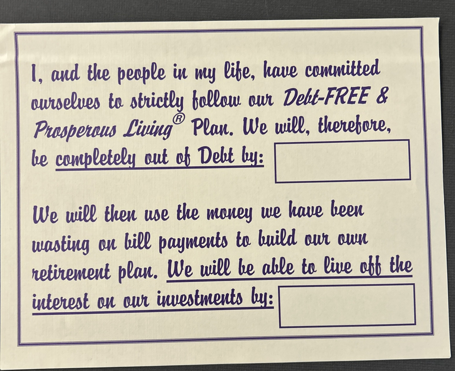 Debt-Free & Prosperous Living Basic Course With Cassette Tapes