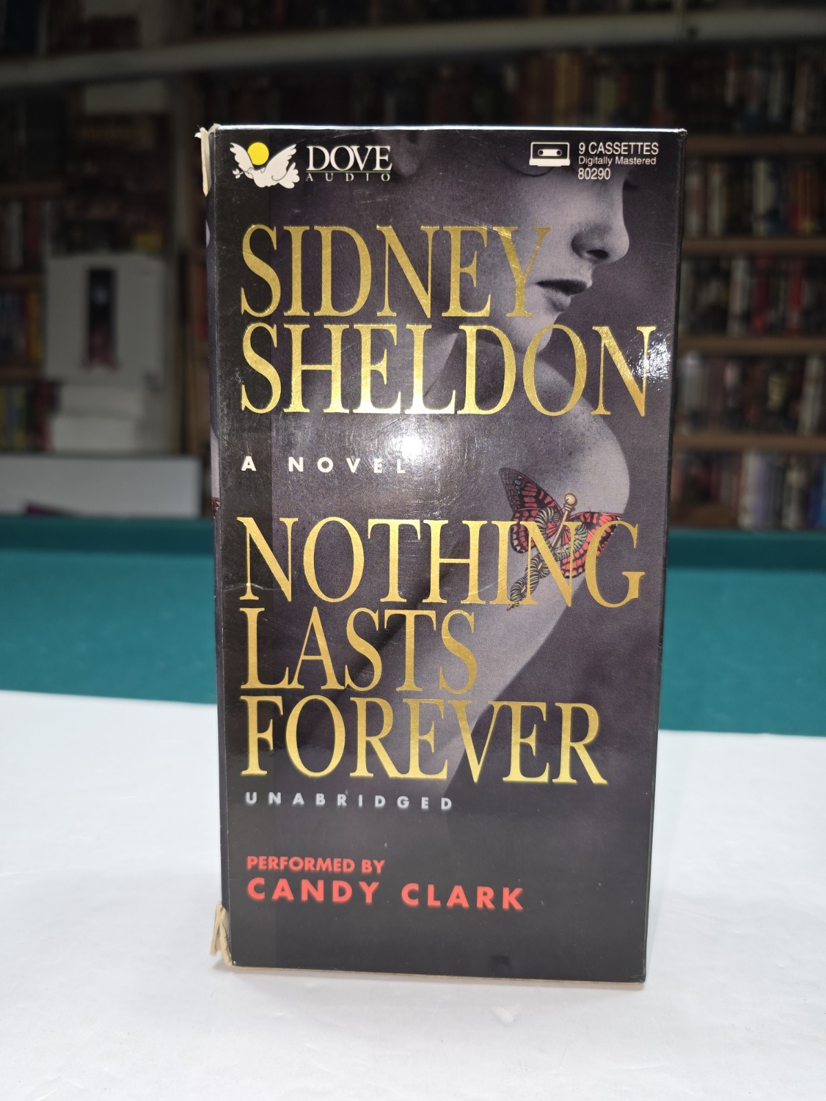 Sidney Sheldon NOTHING LASTS FOREVER Audiobook 9 Cassettes Unabridged 👀📸