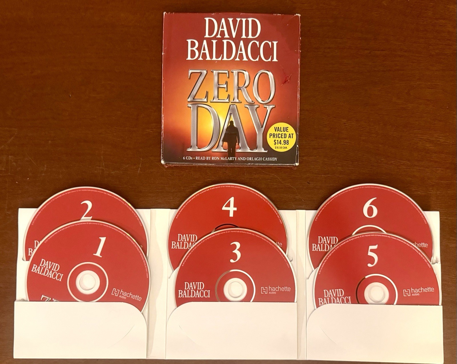 John Puller Ser.: Zero Day by David Baldacci 2012 Compact Disc, Abridged 7.5 Hrs