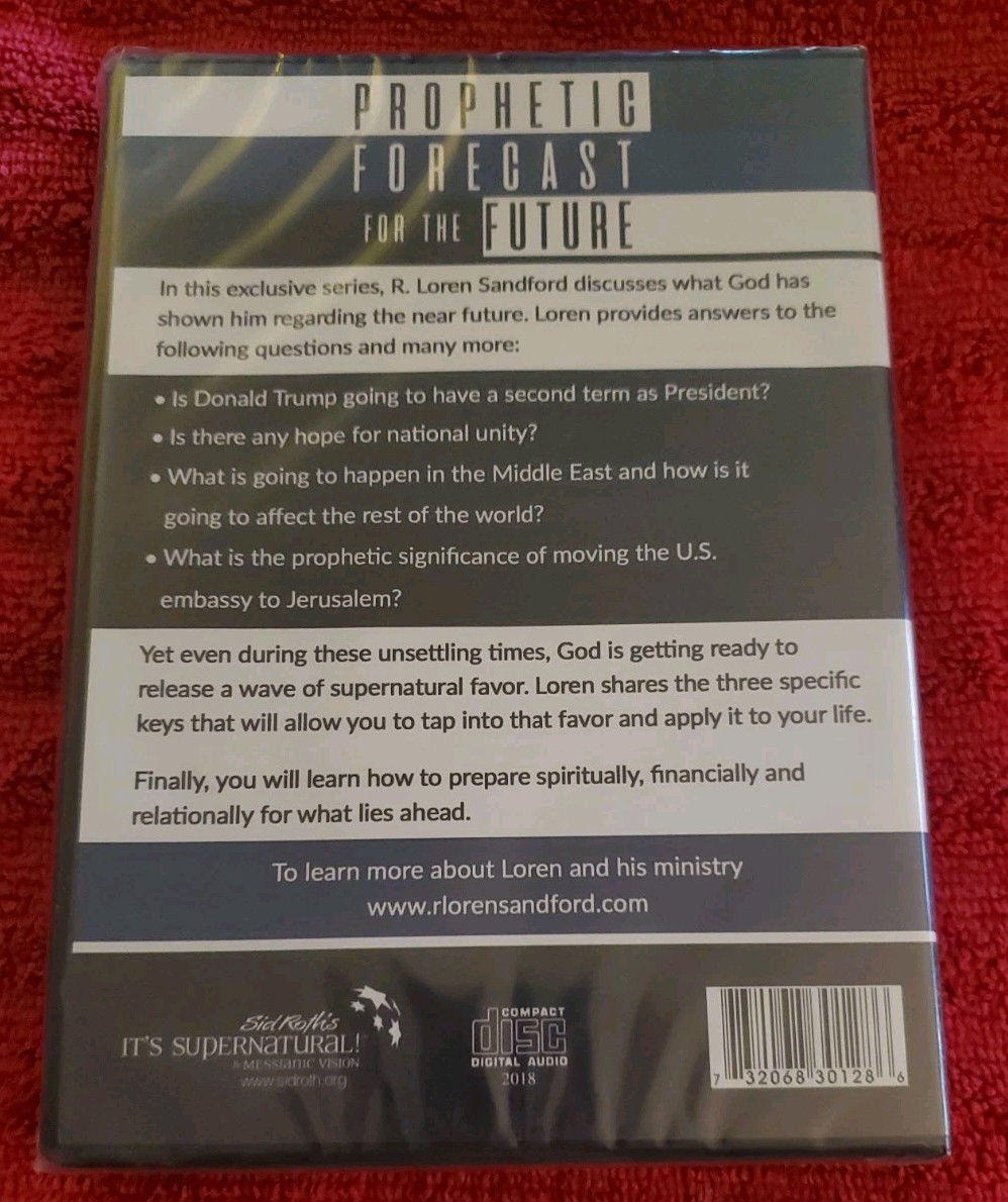 PROPHETIC FORECAST FOR THE FUTURE by R. Loren Sandford (CD, 2018, 3-Disc Set)