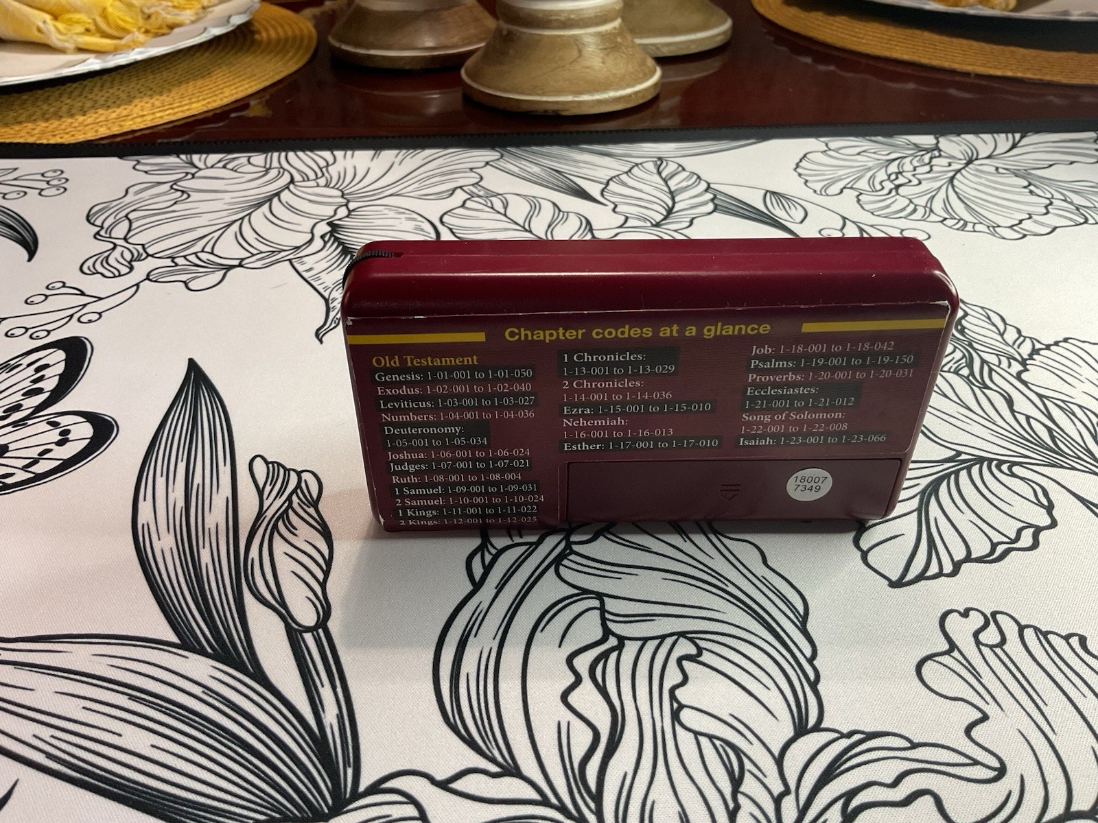 Wonder Bible Audio Player