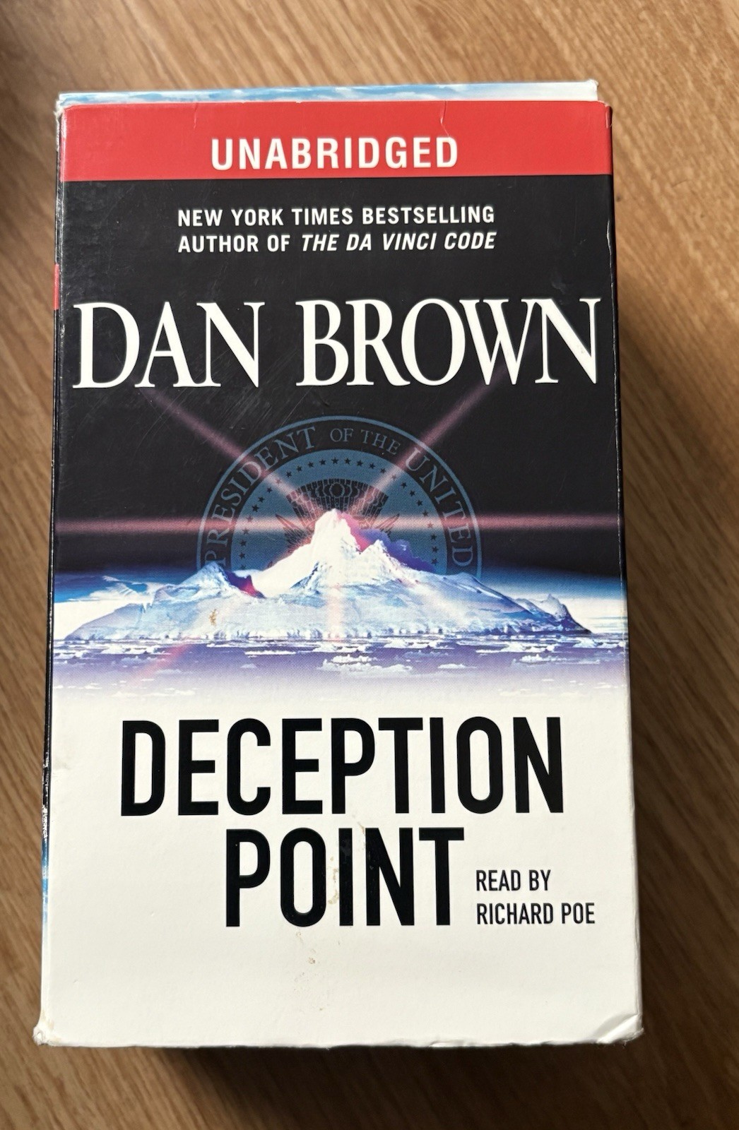 Deception Point Unabridged Dan Brown (2001) 12 Cassettes Tapes OPEN BOX