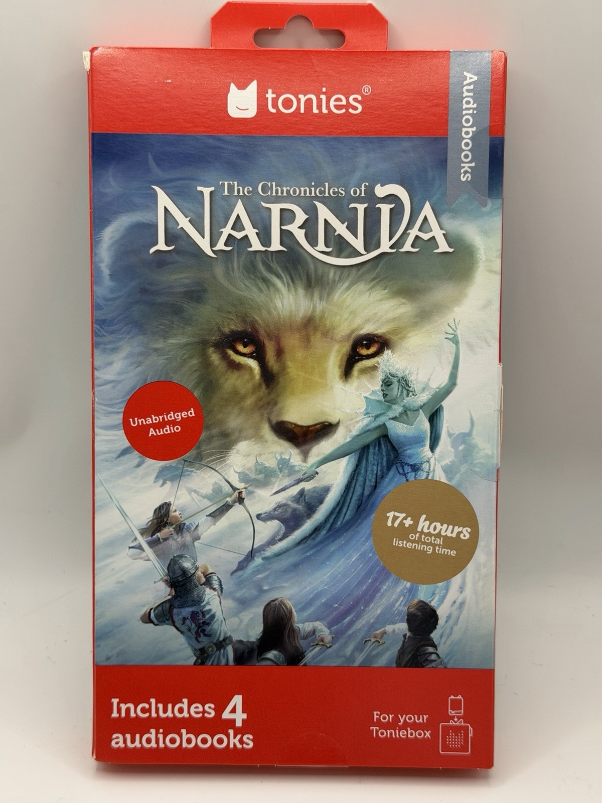 New Tonies The Chronicles of NARNIA Audiobooks Set 4 Figures Toniebox 17+ Hours