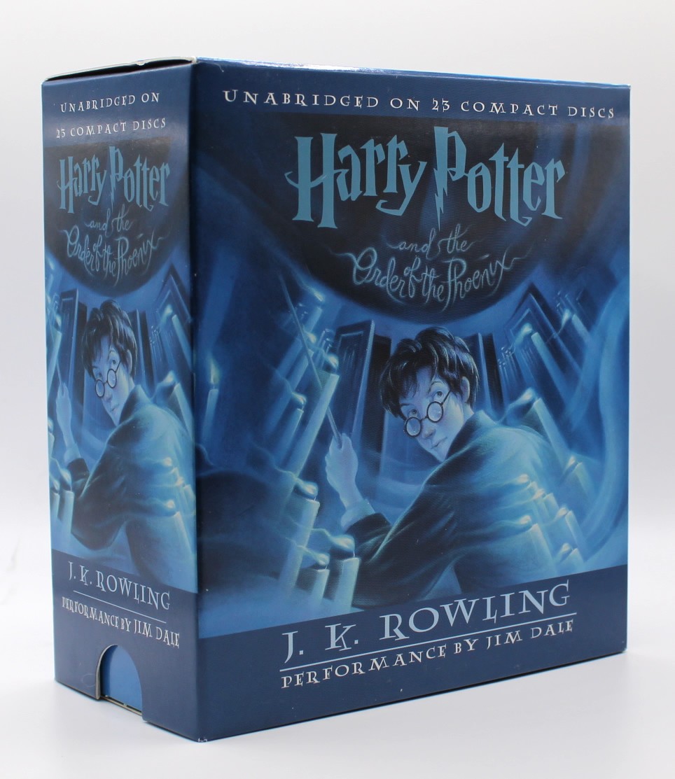 Harry Potter Audiobook CD Lot of 4: Goblet of Fire, Order of Phoenix, Half-Blood