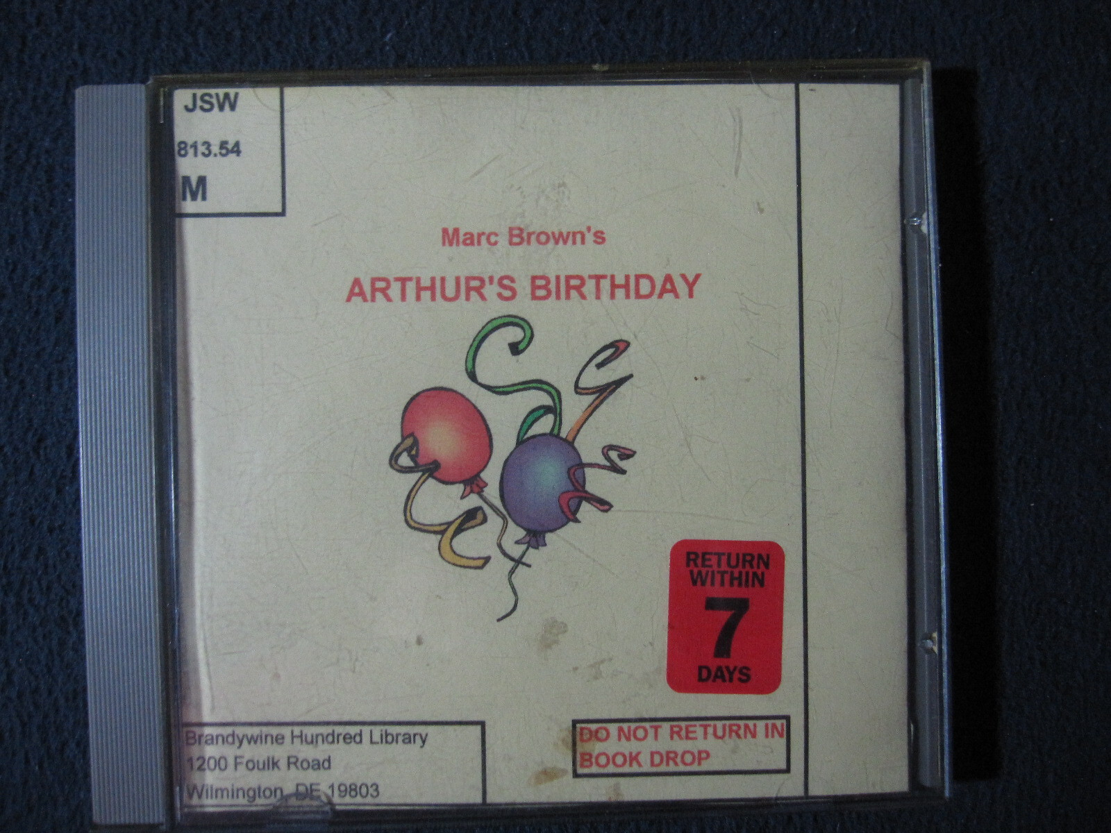 Arthur’s Birthday Marc Brown [Audio CD] Living Books 1997