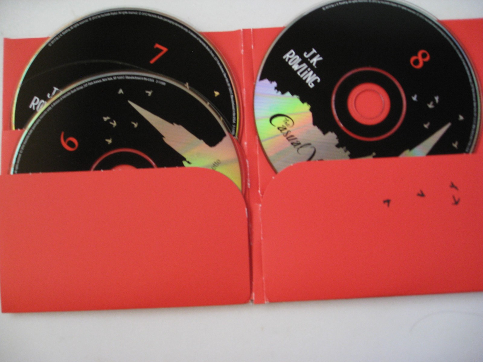 Casual Vacancy + Cuckoo’s Calling JK Rowling Audiobooks Complete Unabridged CD