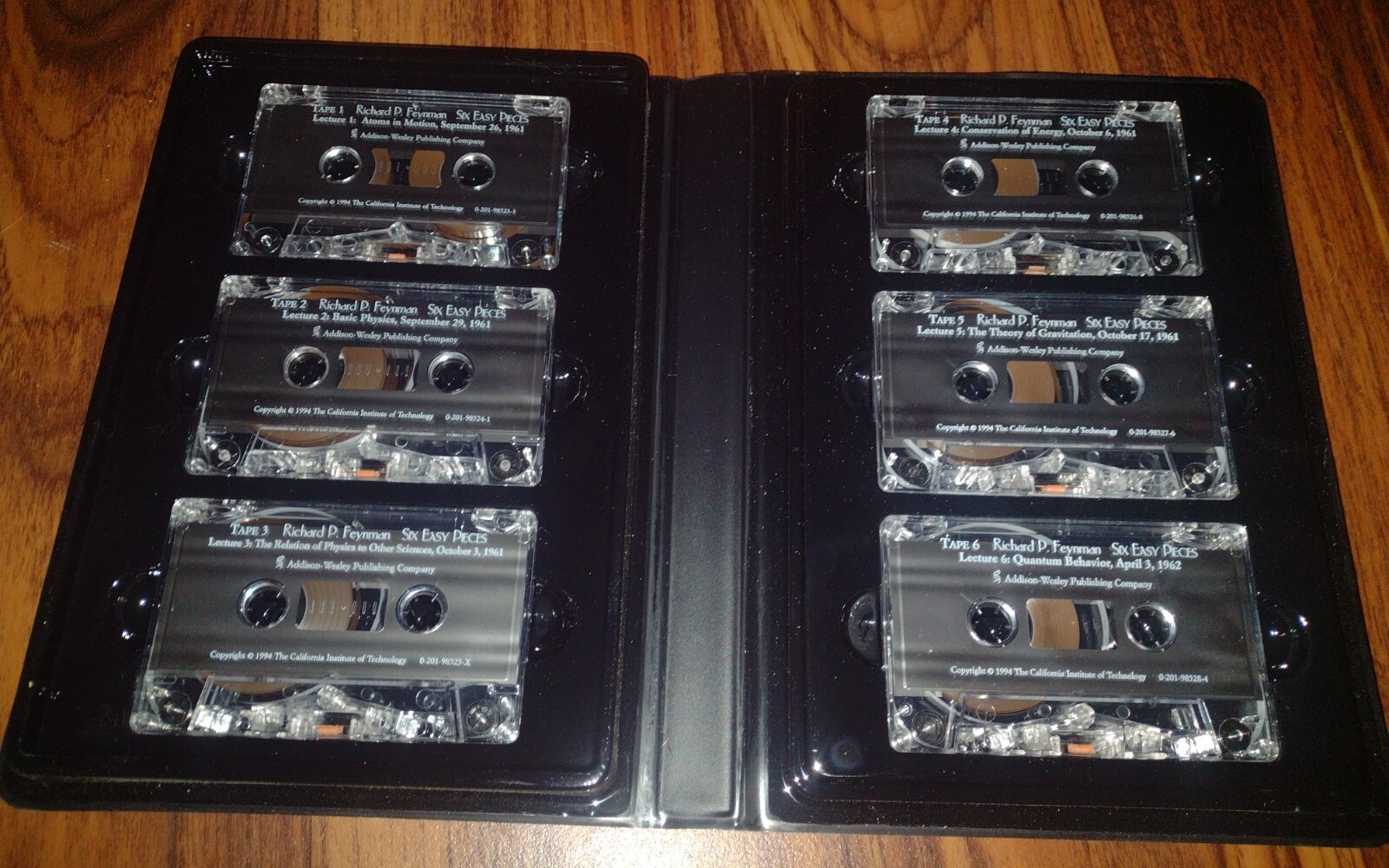 Richard P Feynman Six Easy Pieces Essentials of Physics 6 Cassettes