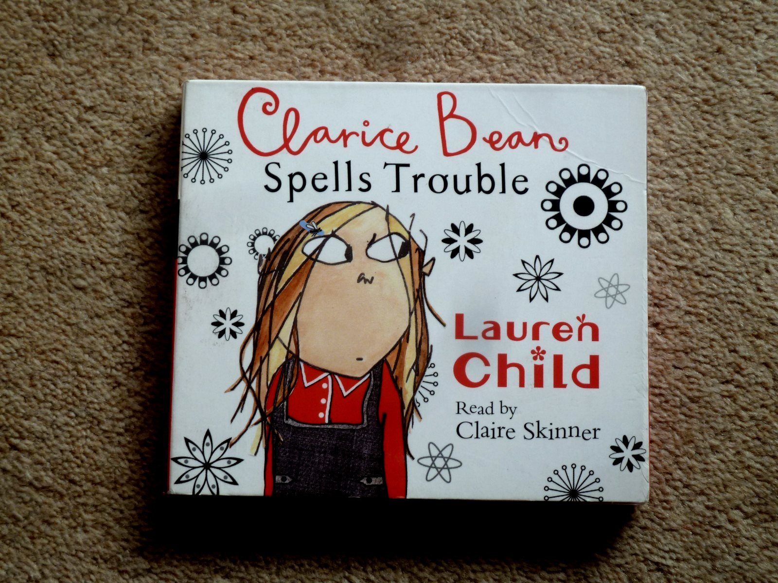 LAUREN CHILD — CLARICE BEAN SPELLS TROUBLE — AUDIO BOOK — ( 3 CDS )